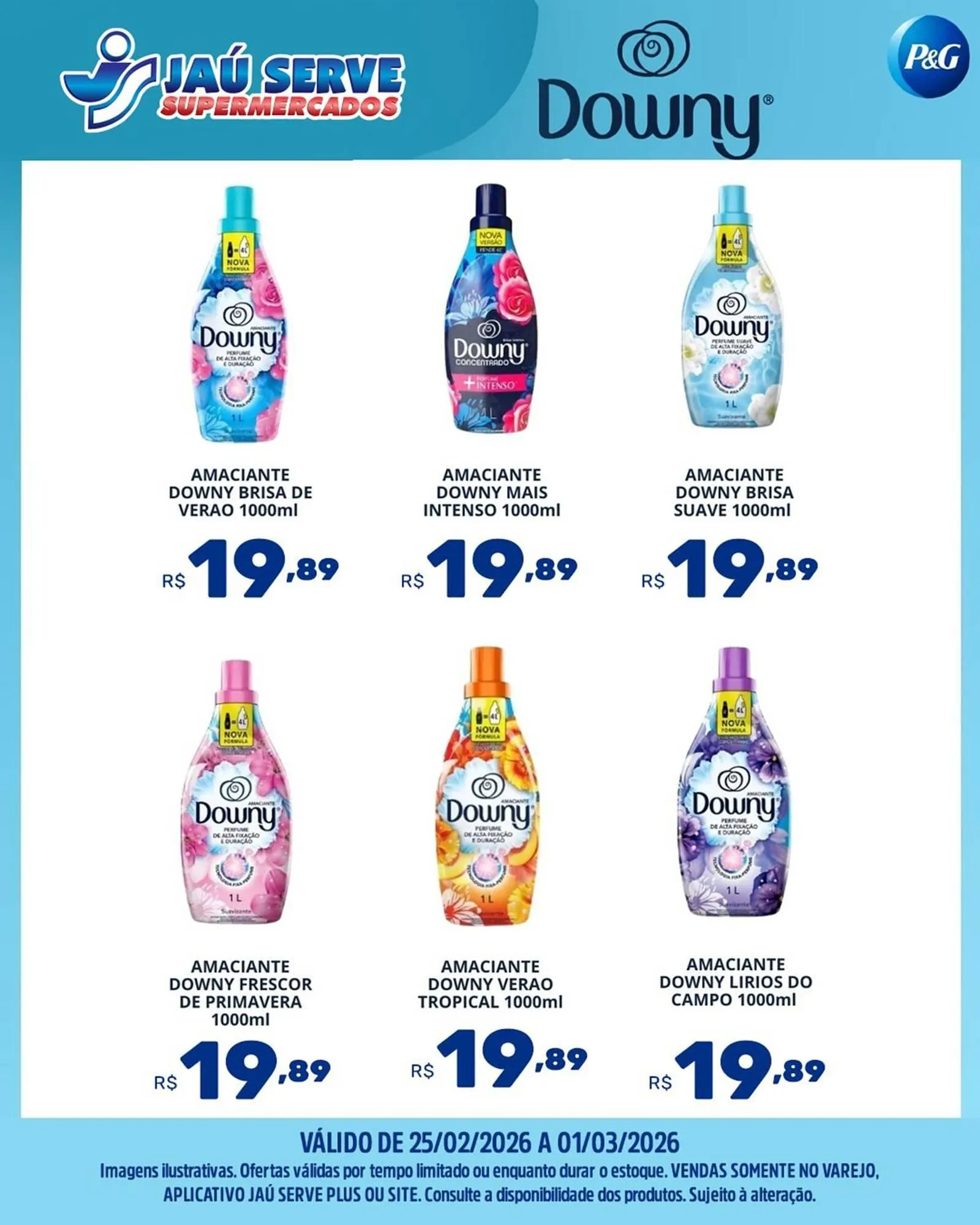 Encarte de Catálogo Supermercados Jau Serve 26 de fevereiro até 1 de março 2026 - Pagina 1