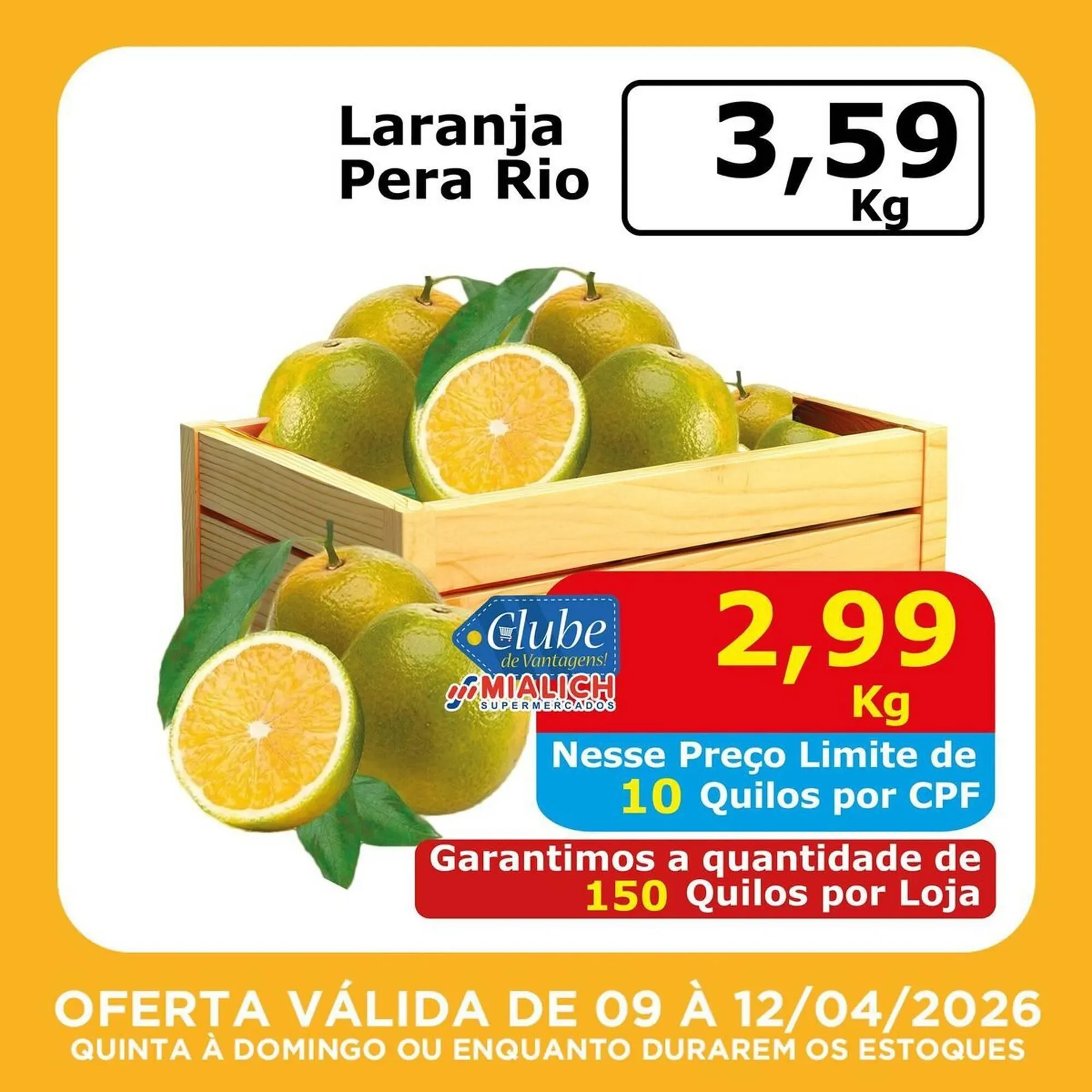 Encarte de Catálogo Mialich Supermercados 9 de abril até 12 de abril 2026 - Pagina 3