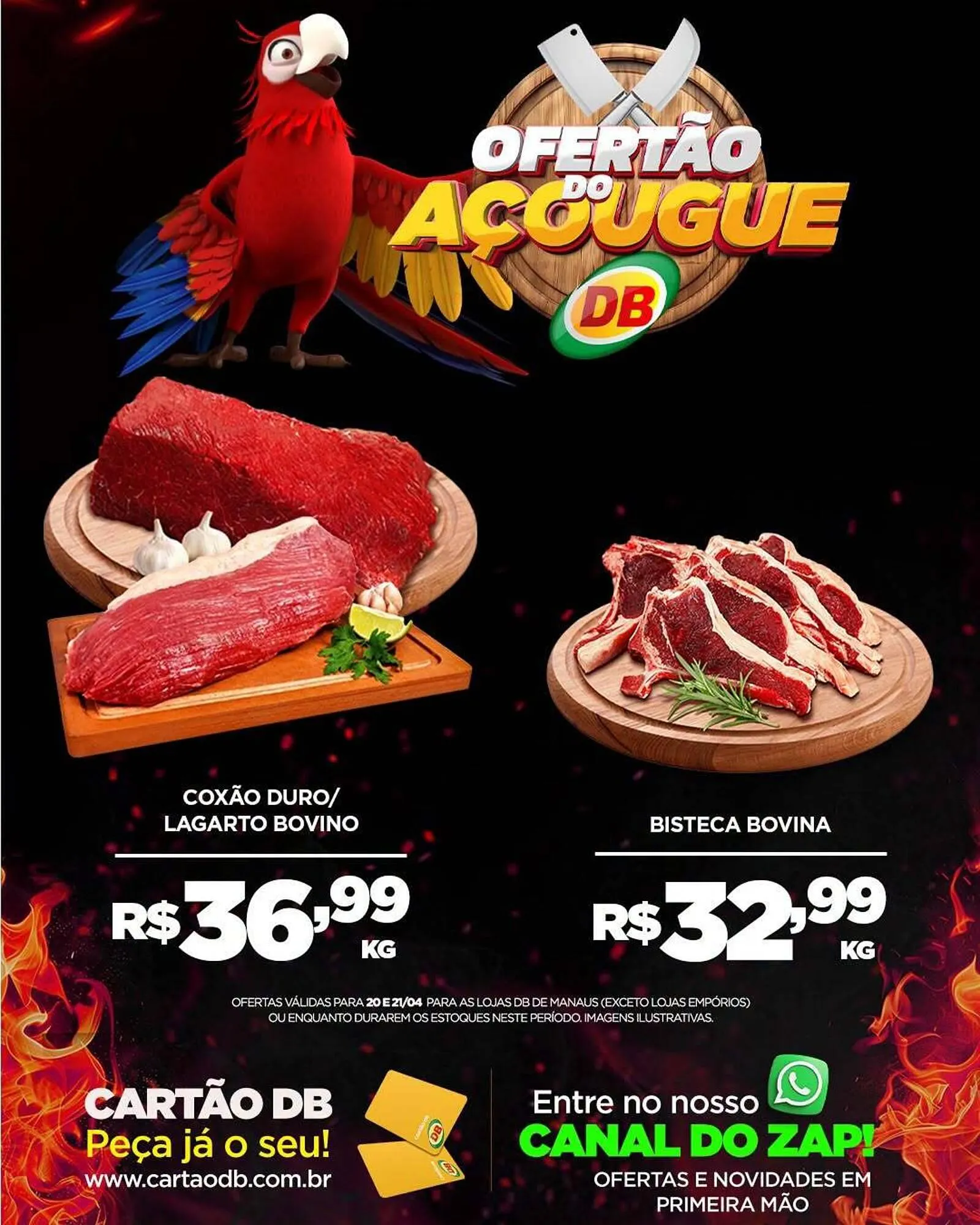 Encarte de Catálogo DB Supermercados 20 de abril até 21 de abril 2026 - Pagina 1