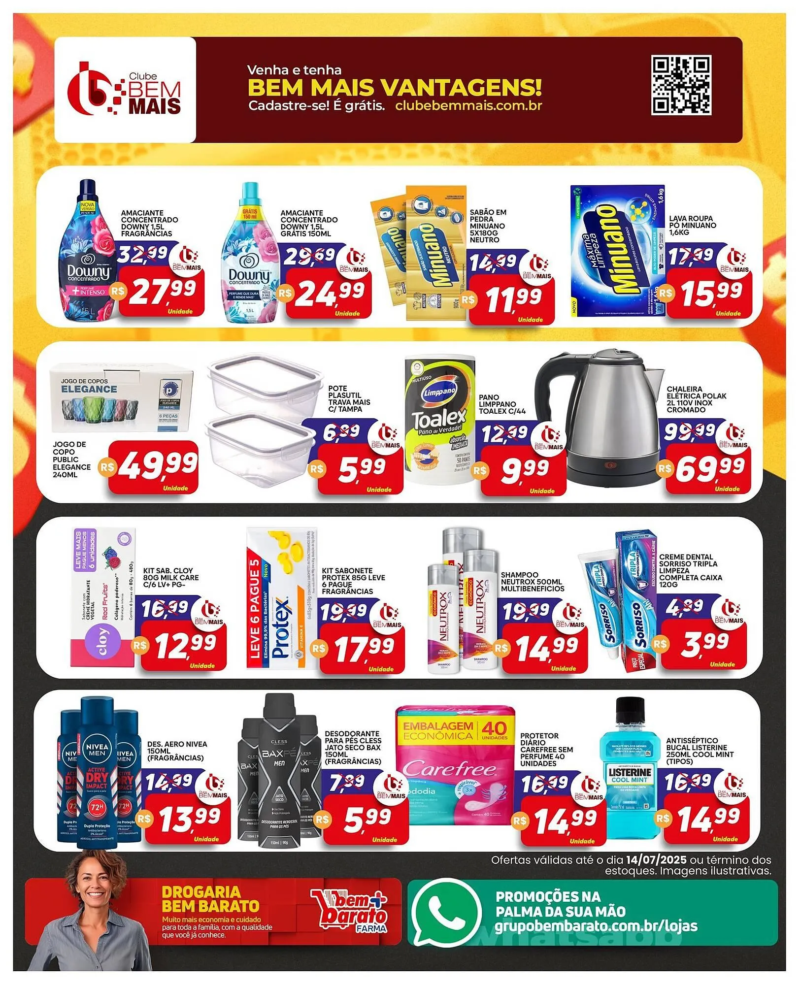 Encarte de Catálogo Supermercado Bem Barato 8 de julho até 15 de julho 2025 - Pagina 4