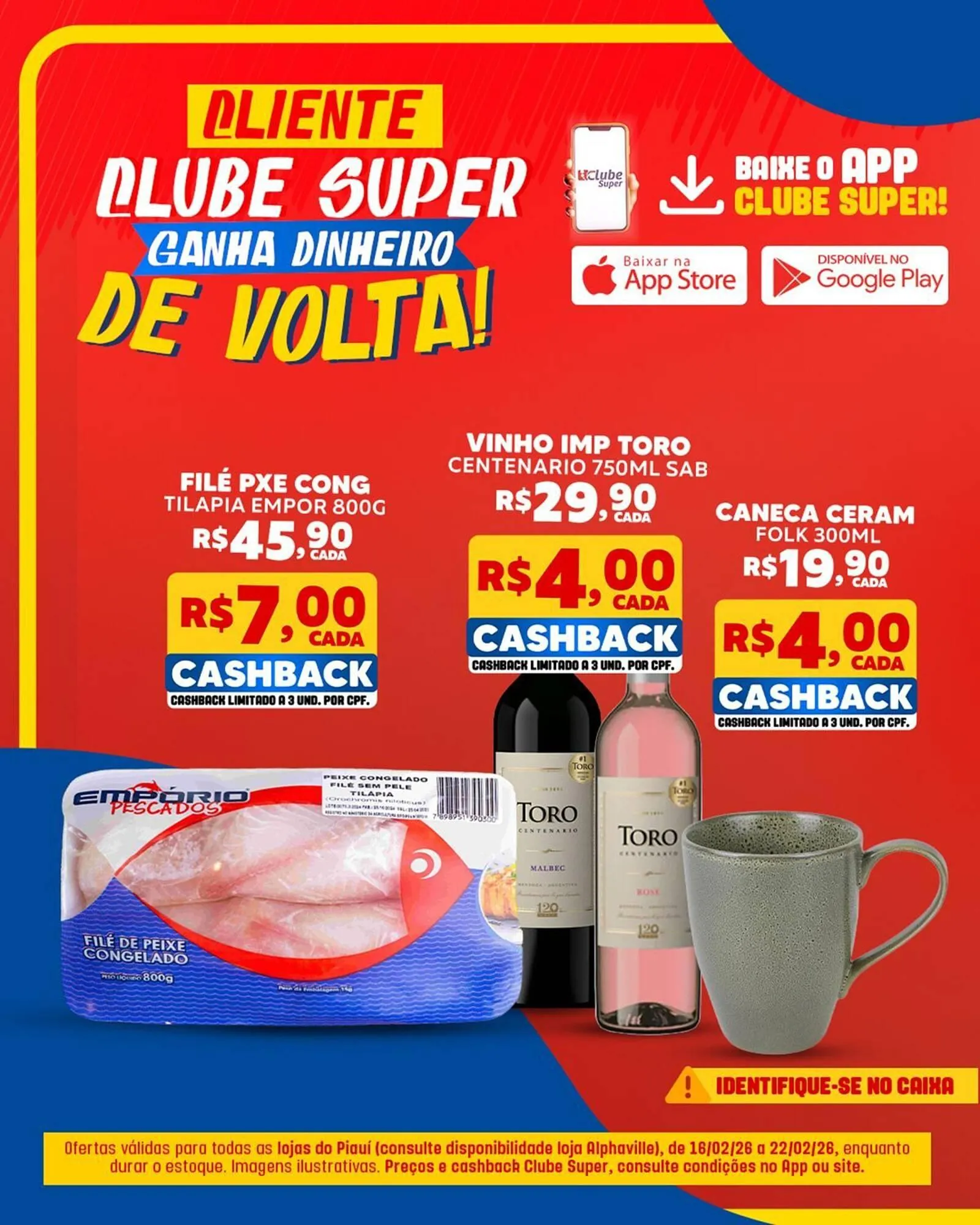 Encarte de Catálogo Carvalho Supermercado 16 de fevereiro até 22 de fevereiro 2026 - Pagina 1