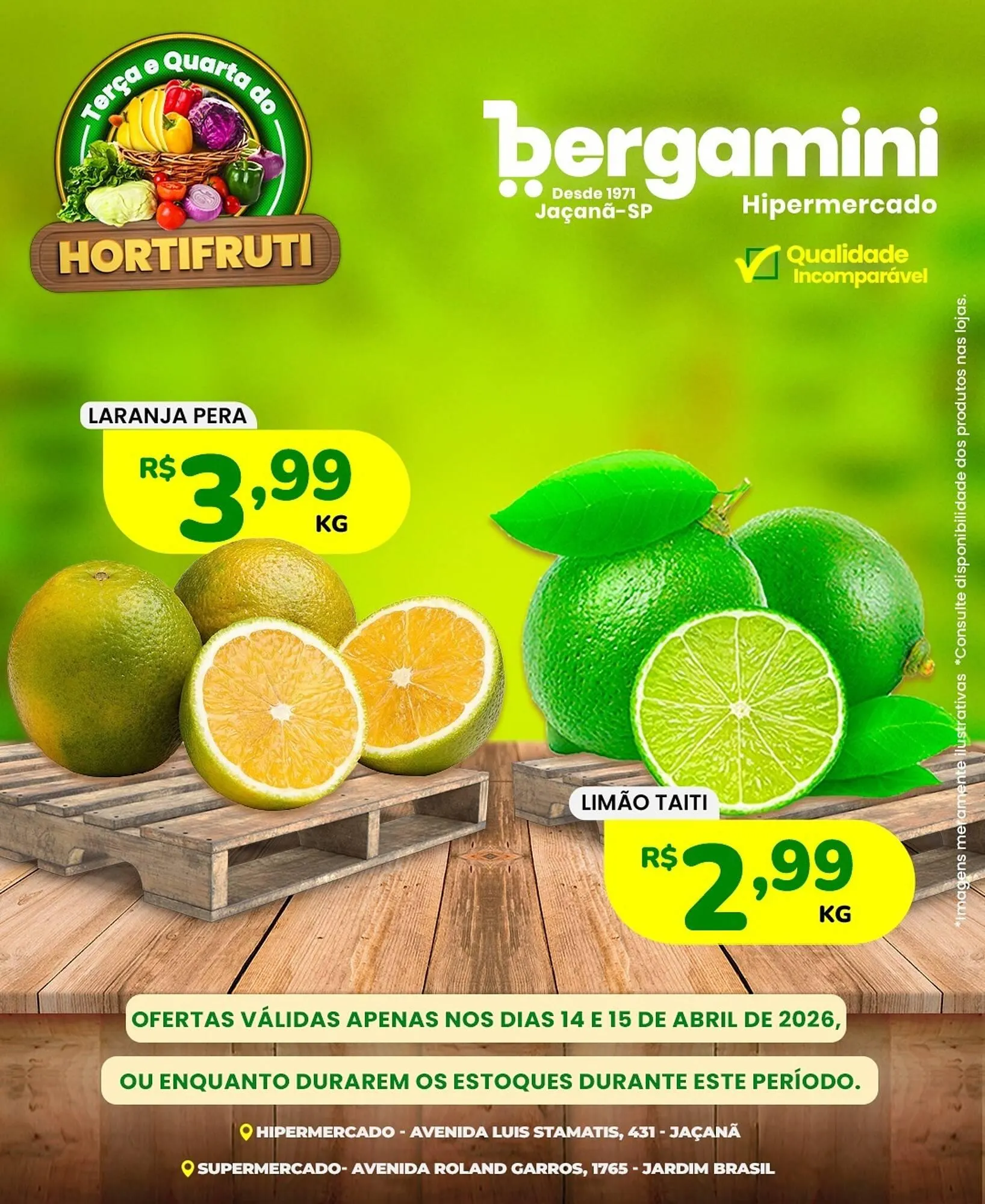Encarte de Catálogo Supermercado Bergamini 14 de abril até 15 de abril 2026 - Pagina 3