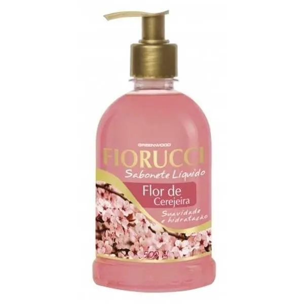 Sabonete Líquido Flor de Cerejeira 500ml 1 UN Fiorucci