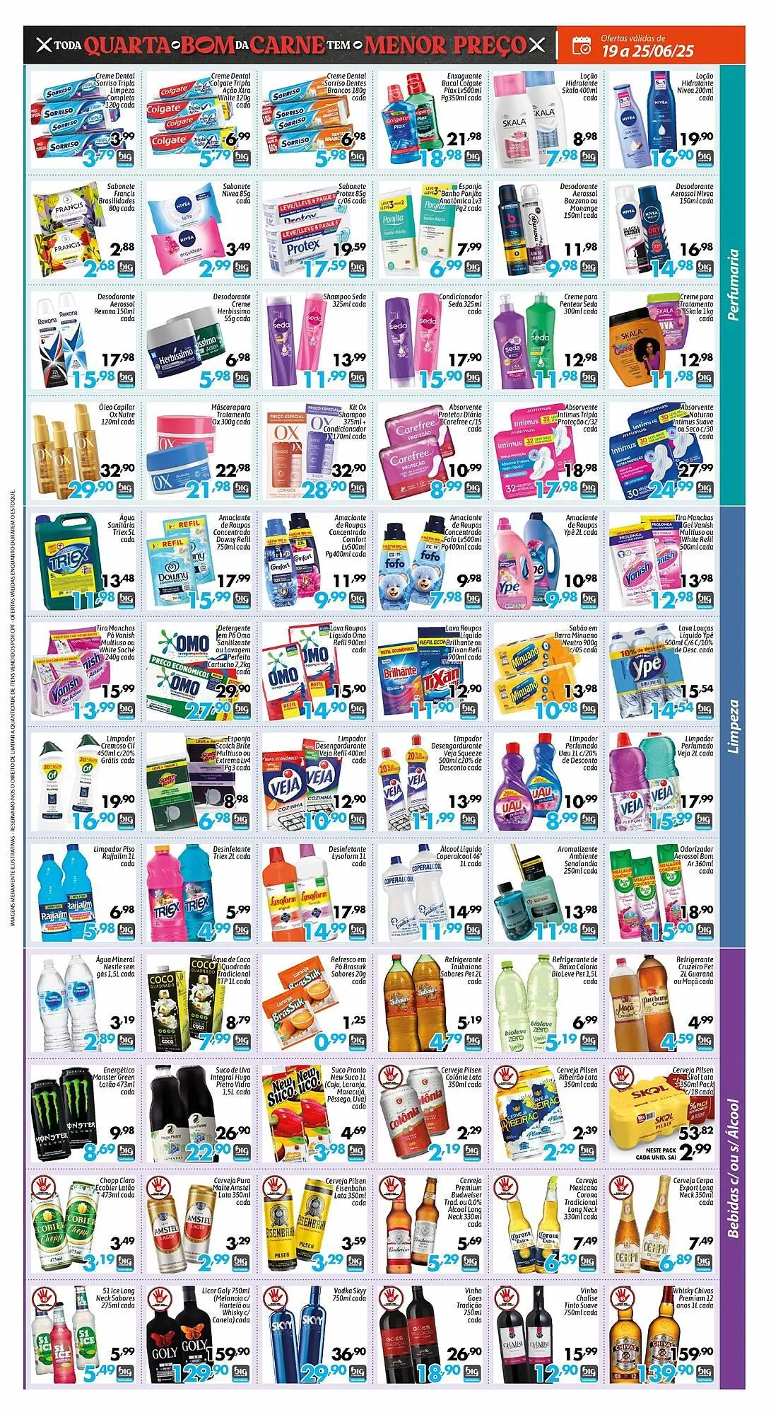 Encarte de Catálogo Supermercados Big Compra 19 de junho até 25 de junho 2025 - Pagina 3