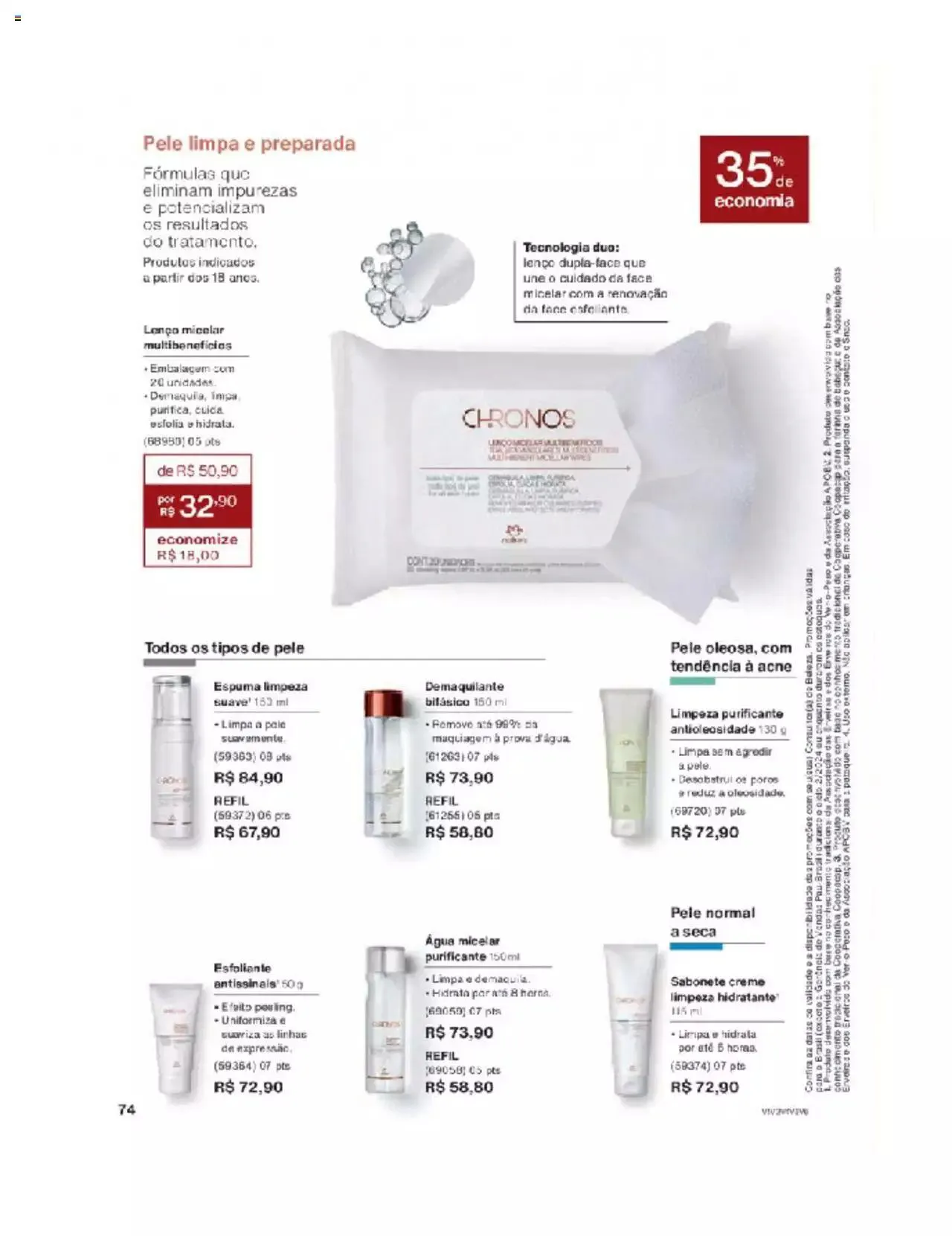 Encarte de Natura - Ciclo 02/2024 1 de fevereiro até 3 de fevereiro 2024 - Pagina 74