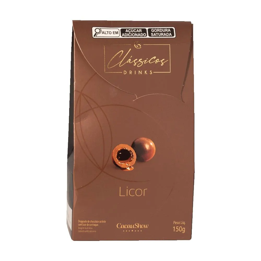 Drageados Clássicos ao Leite com Licor 150g