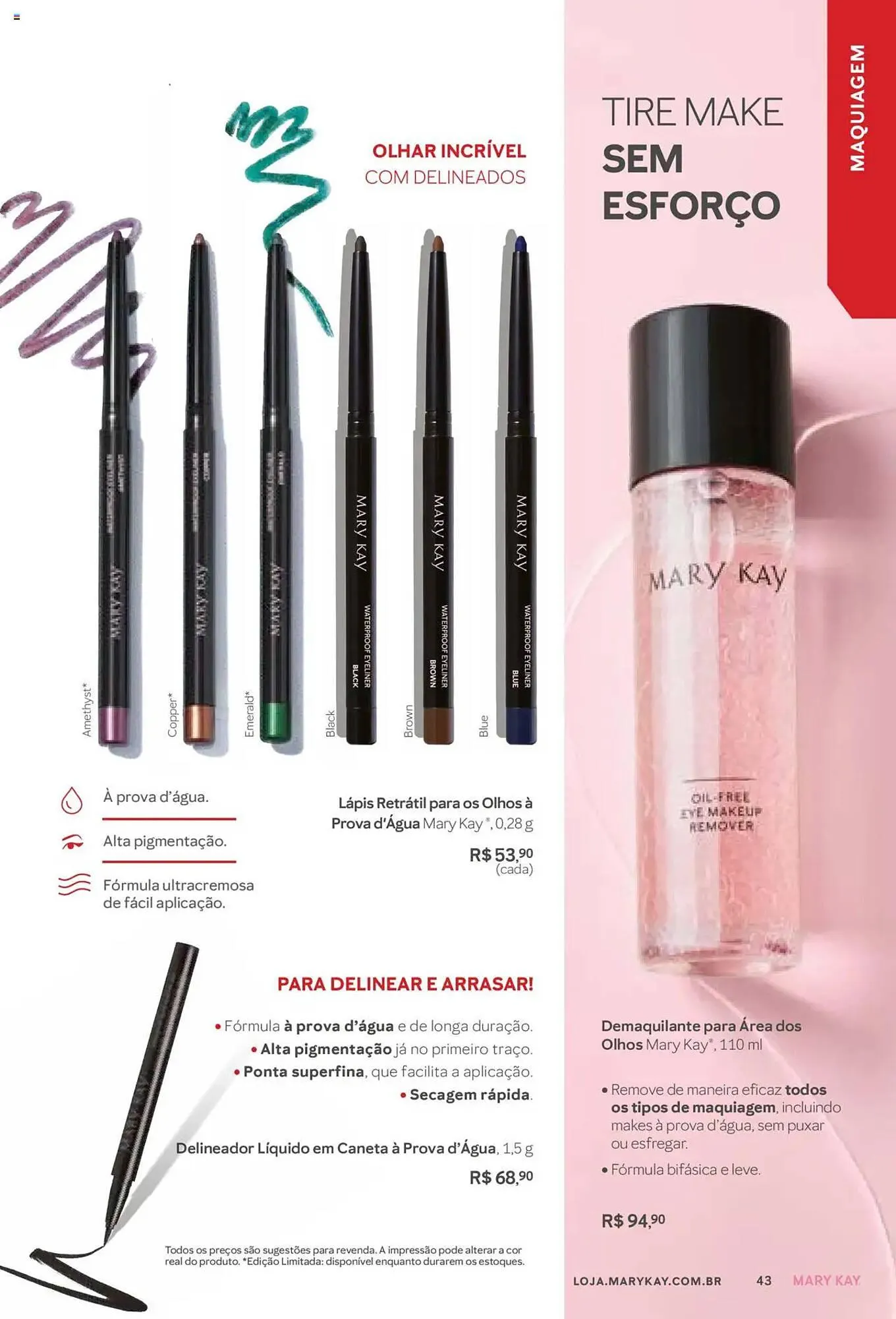 Encarte de Catálogo Mary Kay 1 de junho até 1 de julho 2025 - Pagina 43