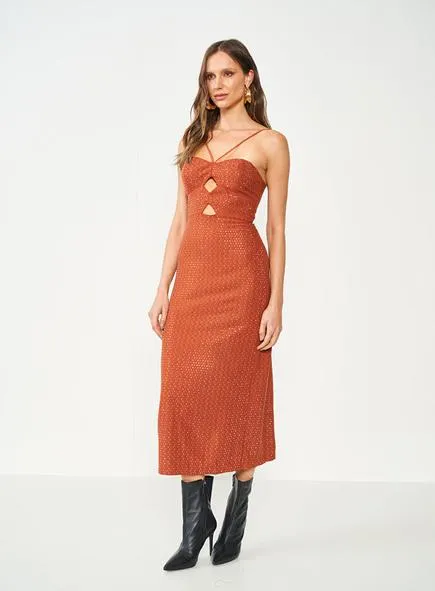 Vestido Comfort Com Bordado