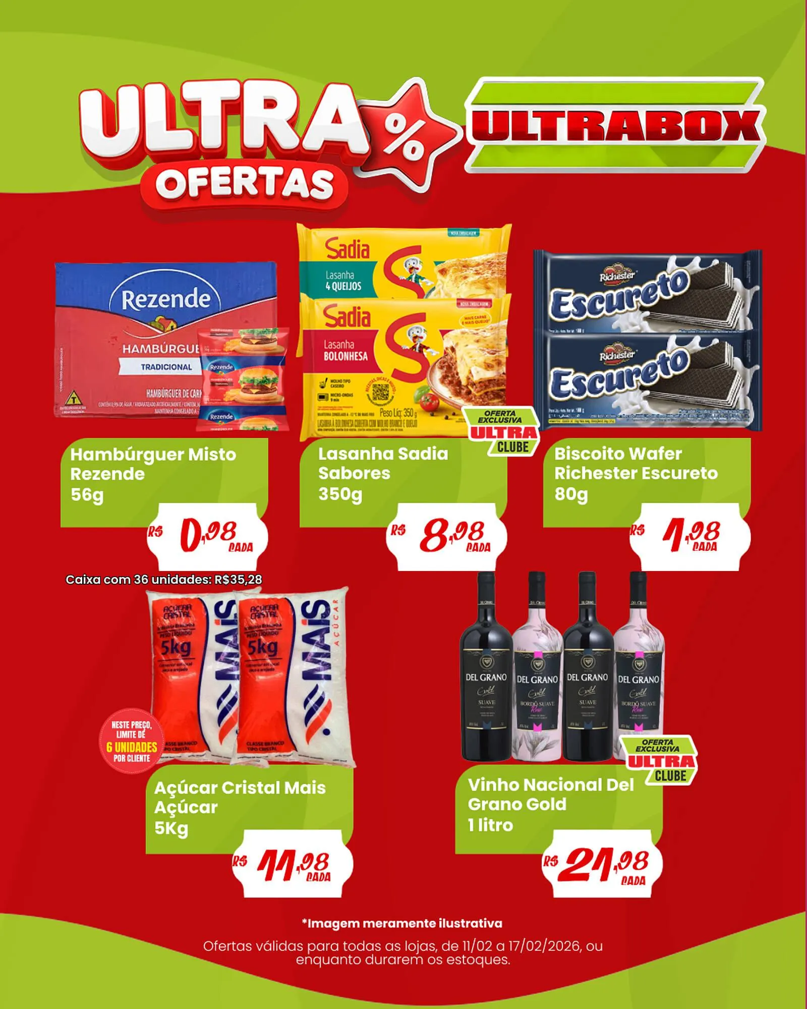 Encarte de Panfleto Ultrabox 11 de fevereiro até 17 de fevereiro 2026 - Pagina 2