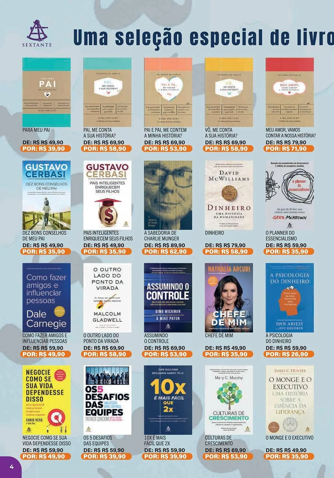 Encarte de Catálogo Livraria Leitura 1 de agosto até 30 de setembro 2025 - Pagina 4