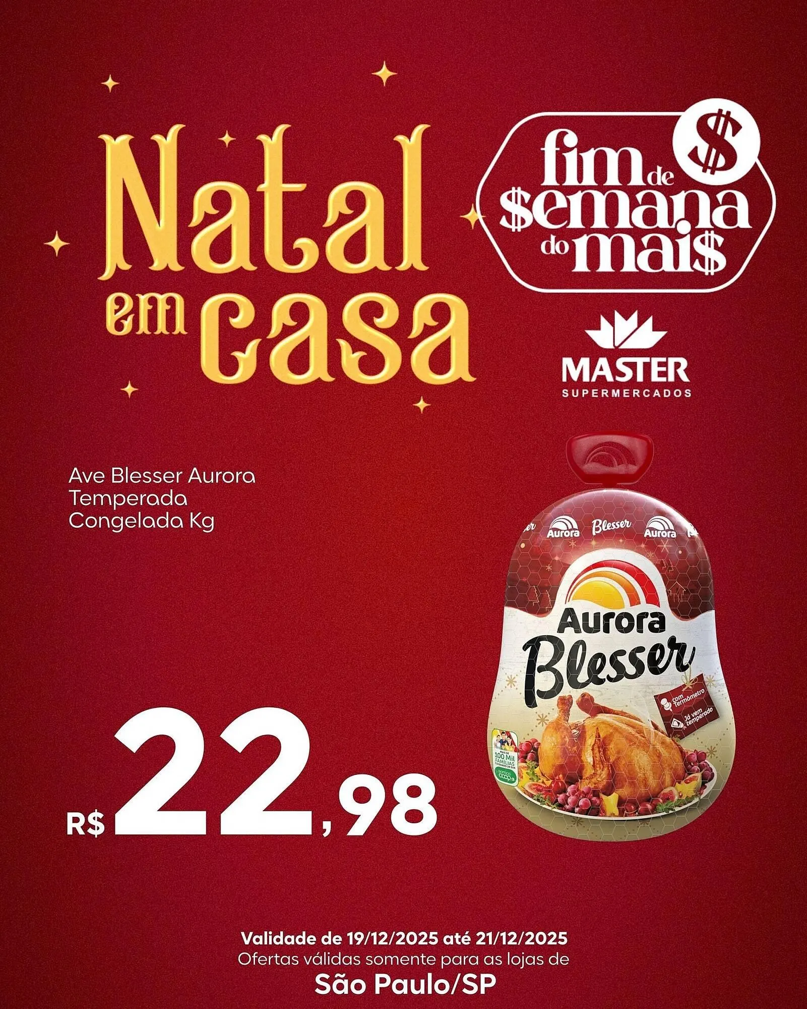 Encarte de Folheto Master Supermercados 19 de dezembro até 21 de dezembro 2025 - Pagina 3