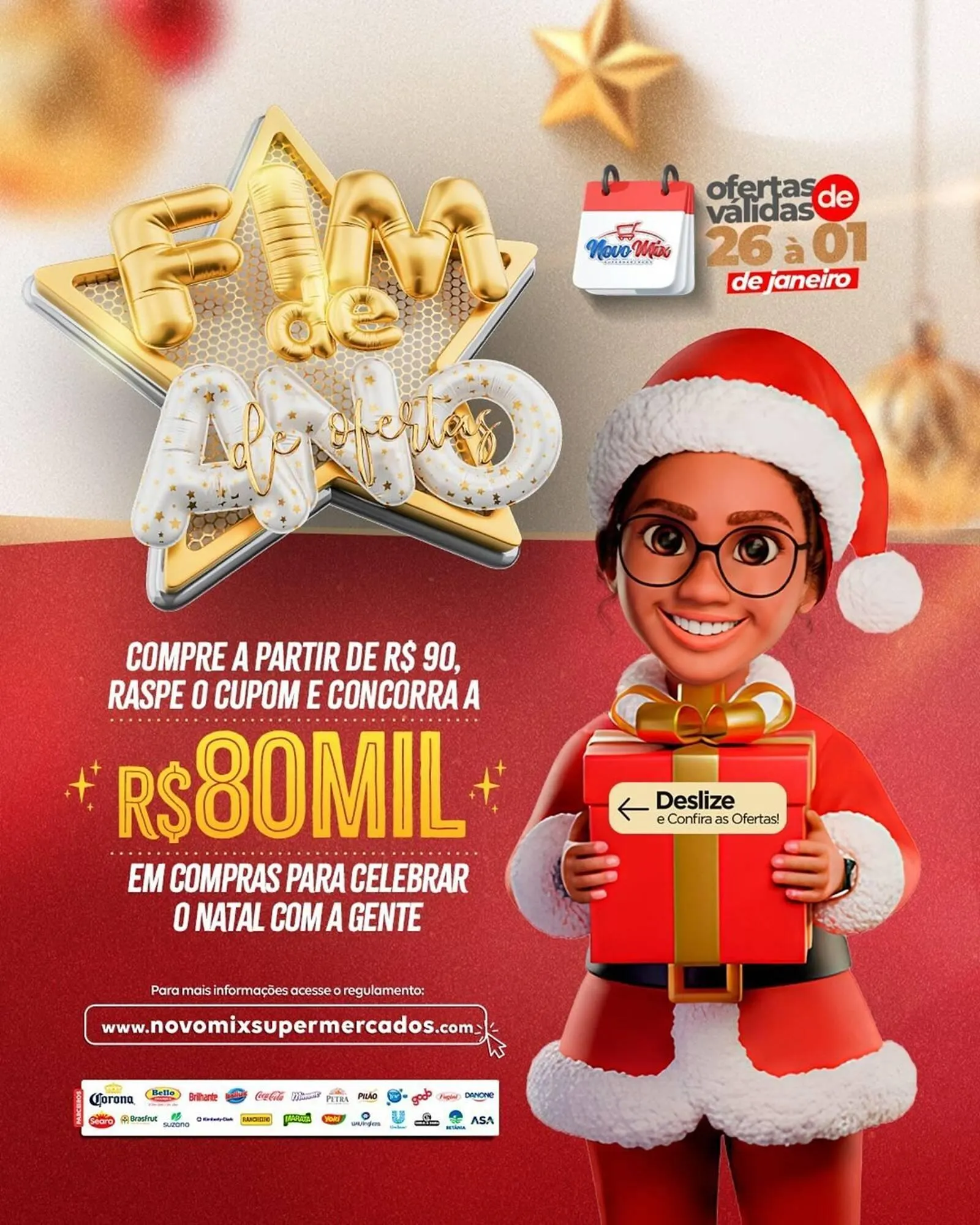 Encarte de Encarte Novo Mix 26 de dezembro até 1 de janeiro 2026 - Pagina 2