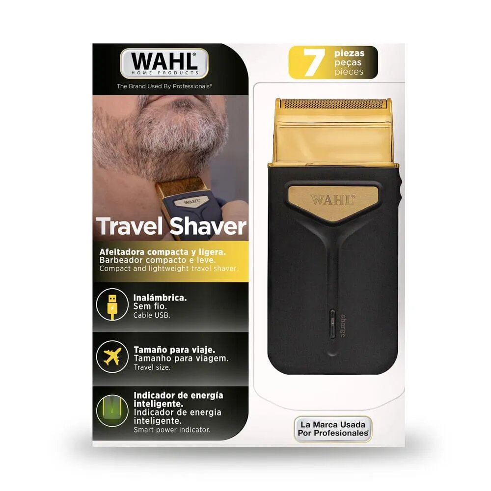 Barbeador Travel Shaver Recarregável USB Universal Bivolt 3025441 - Wahl