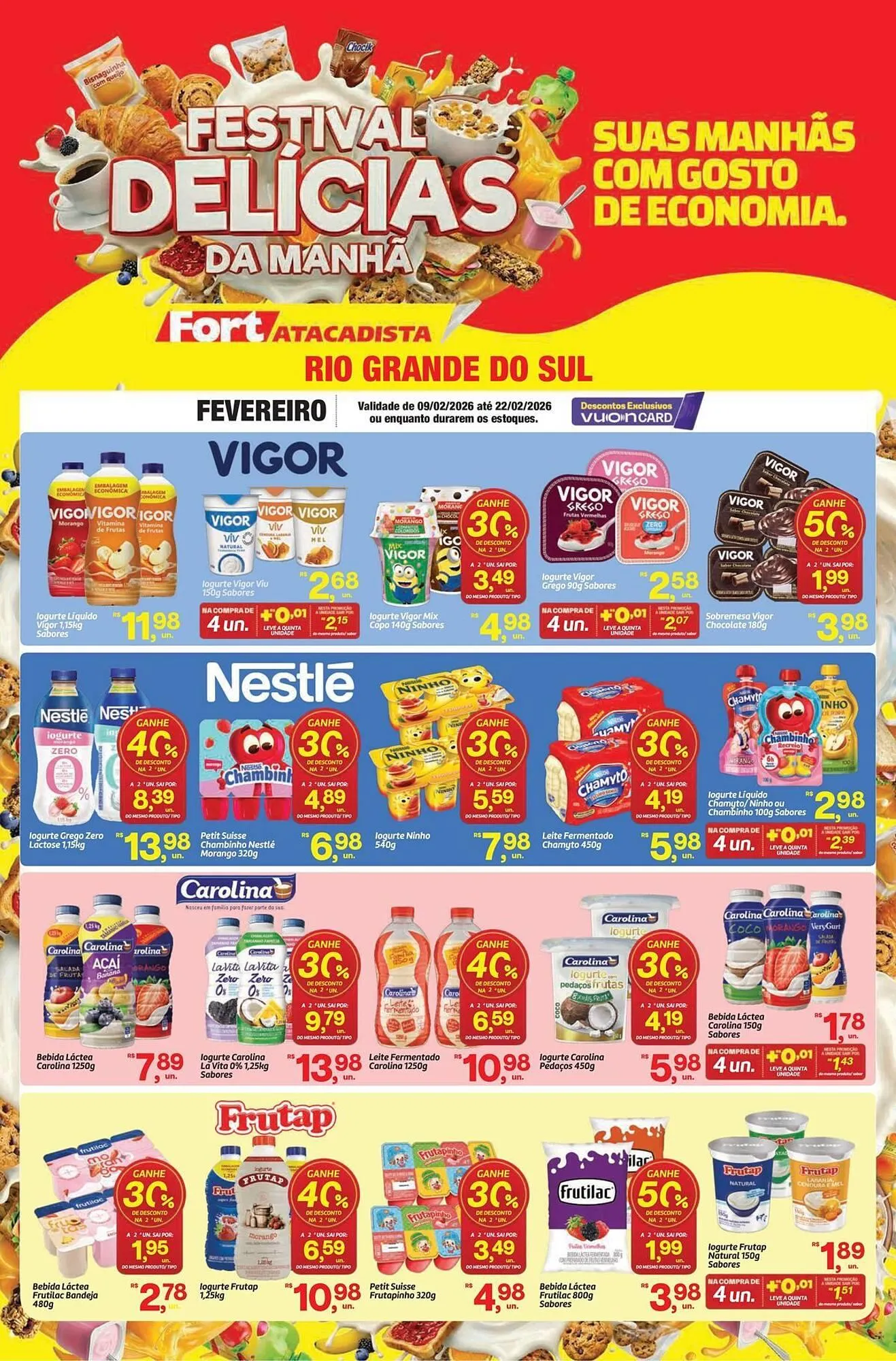Encarte de Tabloide Fort Atacadista 9 de fevereiro até 22 de fevereiro 2026 - Pagina 1