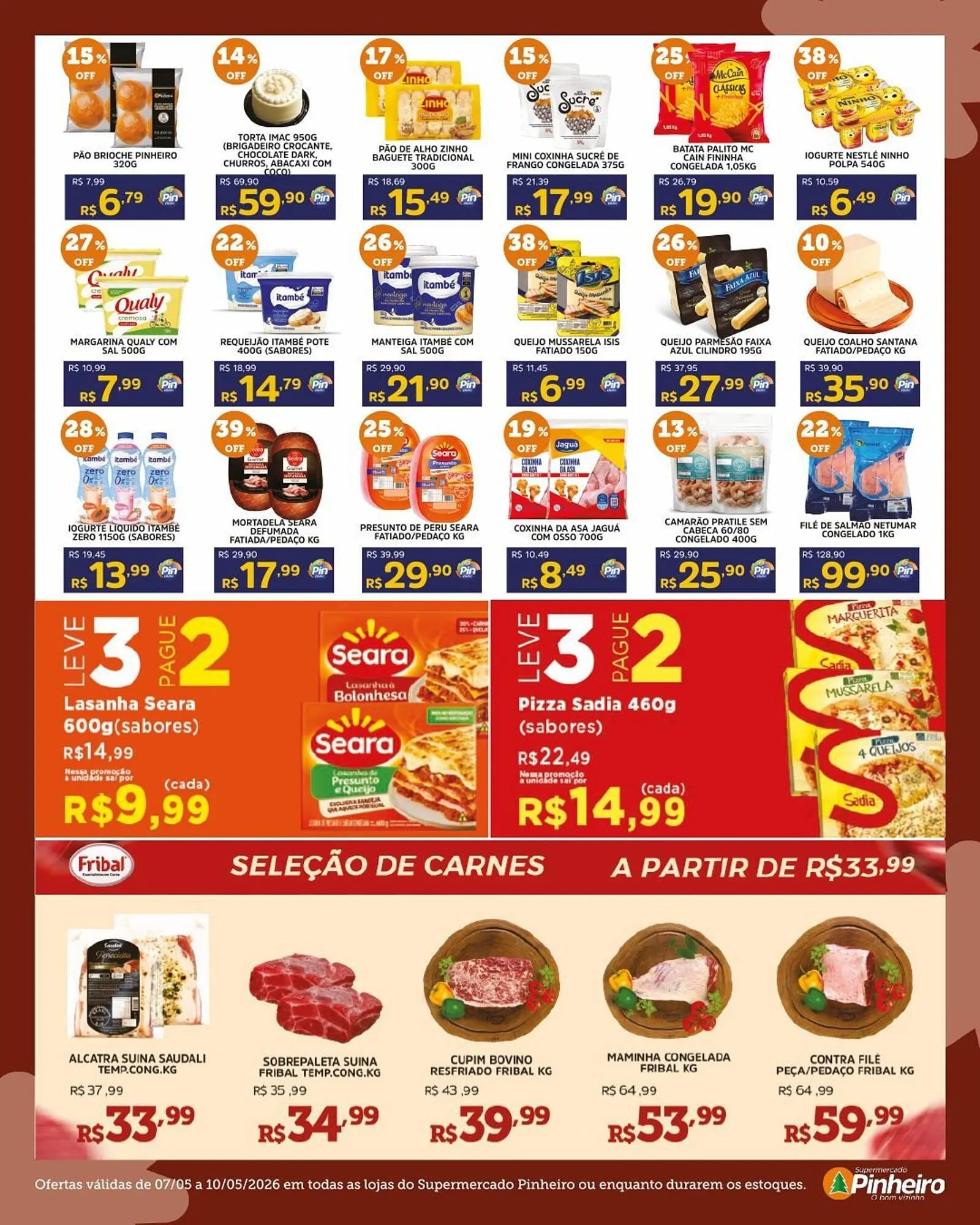 Encarte de Encarte Pinheiro Supermercado 7 de maio até 10 de maio 2026 - Pagina 4