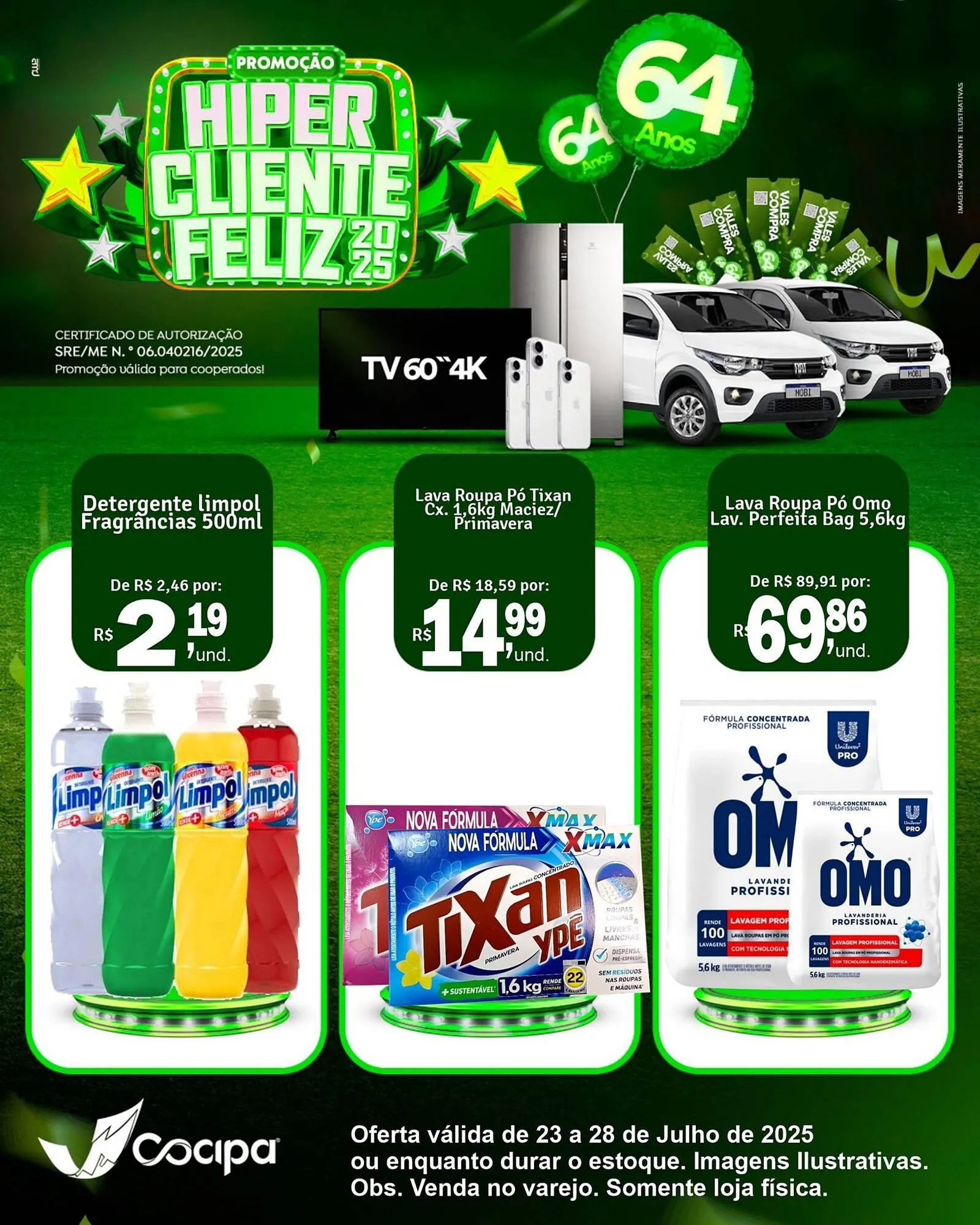 Encarte de Catálogo Cocipa 23 de julho até 28 de julho 2025 - Pagina 7