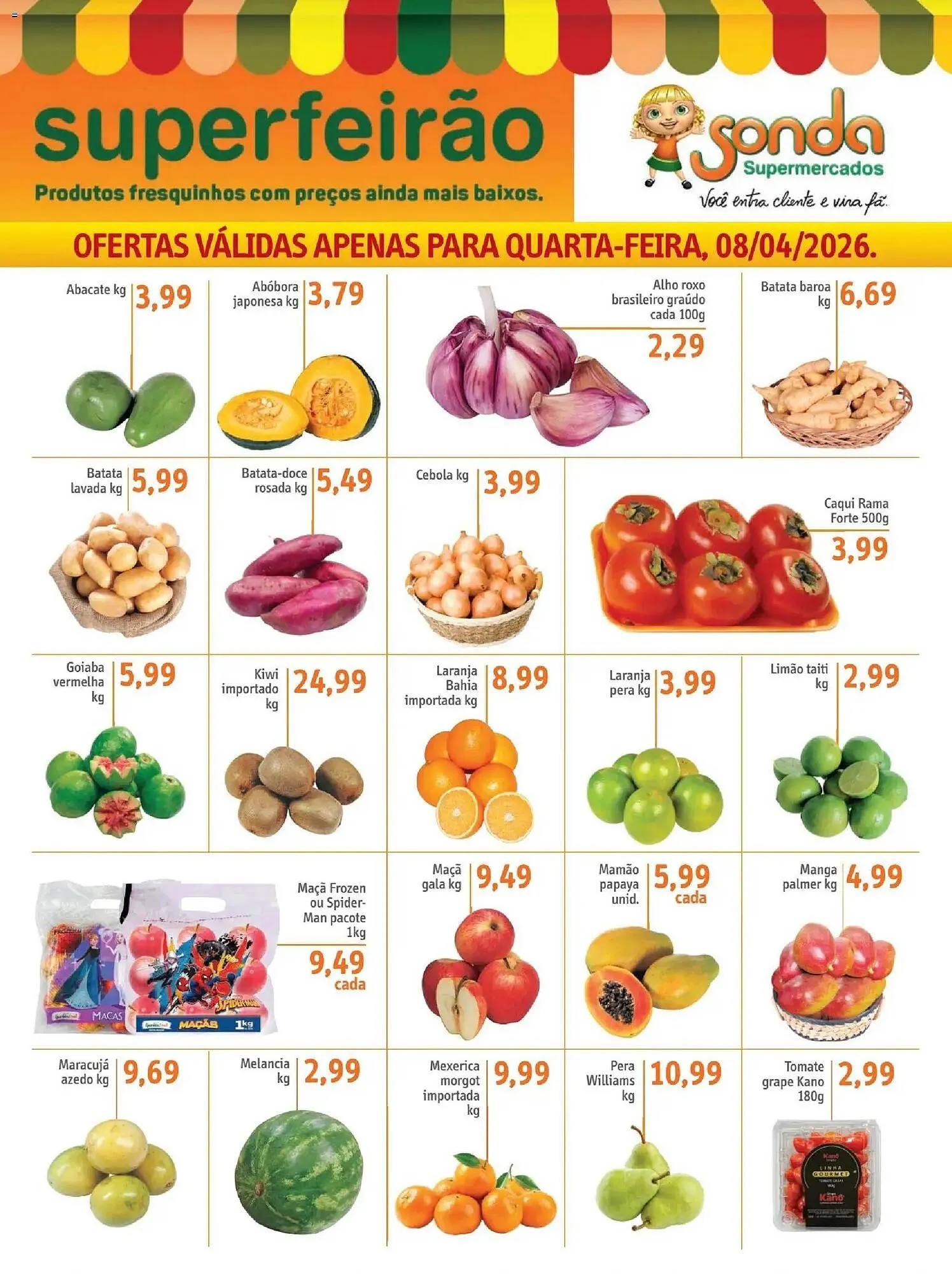 Encarte de Folheto Sonda 8 de abril até 8 de abril 2026 - Pagina 1