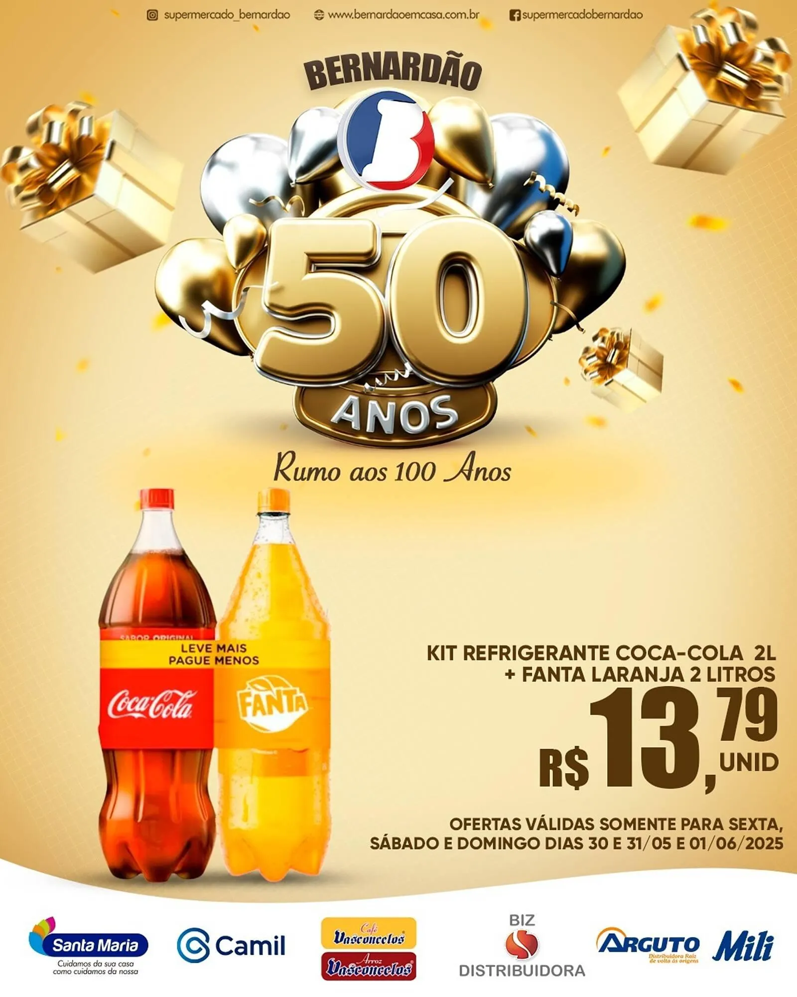 Encarte de Catálogo Supermercado Bernardão 30 de maio até 1 de junho 2025 - Pagina 2