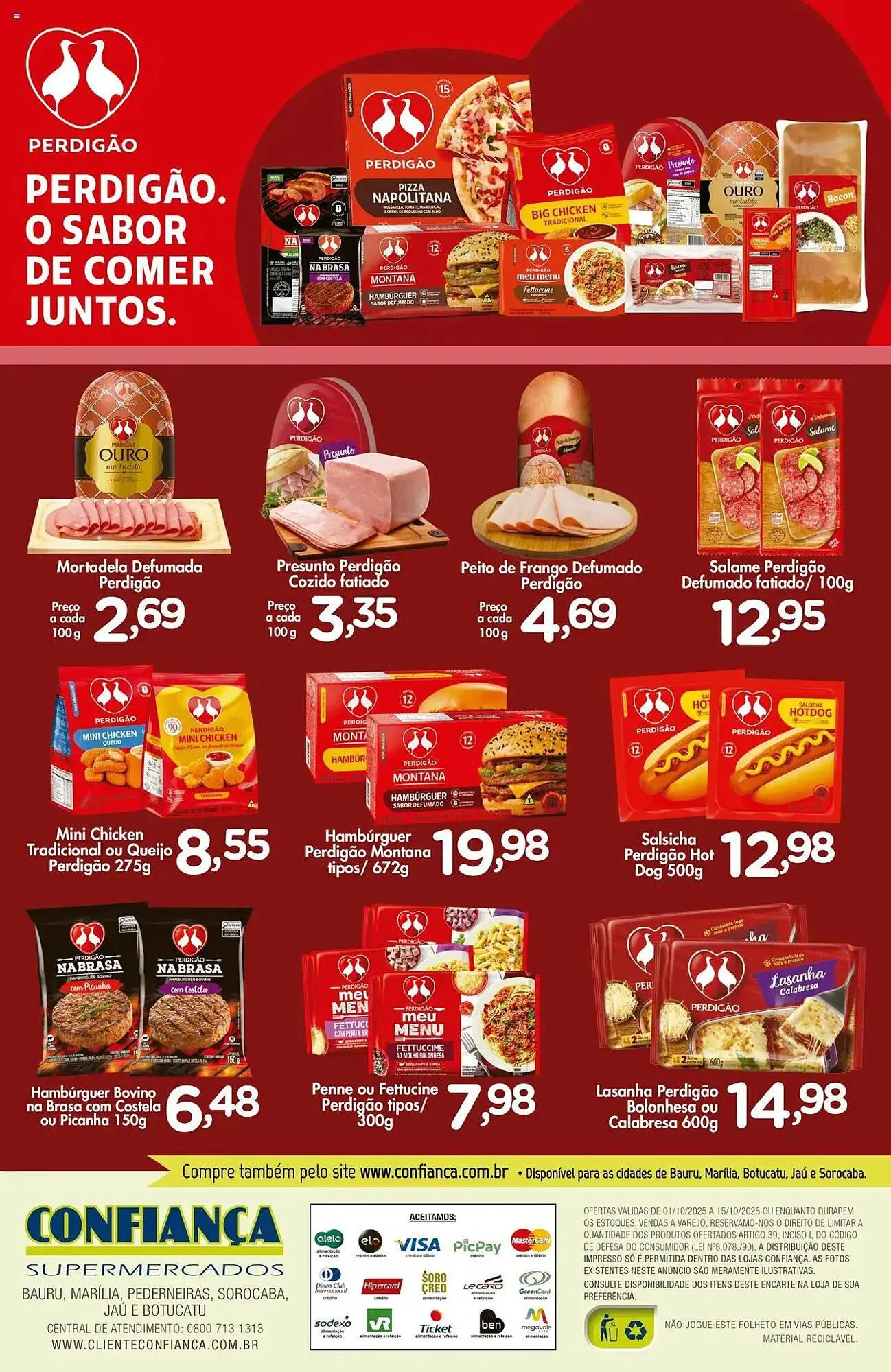 Encarte de Catálogo Confiança Supermercados 1 de outubro até 16 de outubro 2025 - Pagina 2