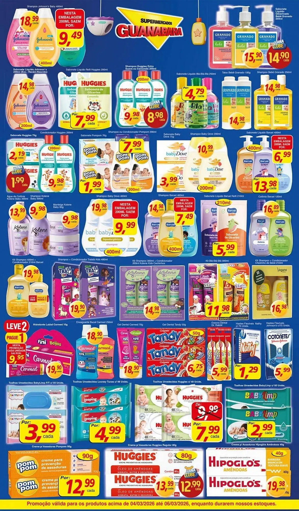 Encarte de Encarte Supermercados Guanabara 4 de março até 6 de março 2026 - Pagina 10
