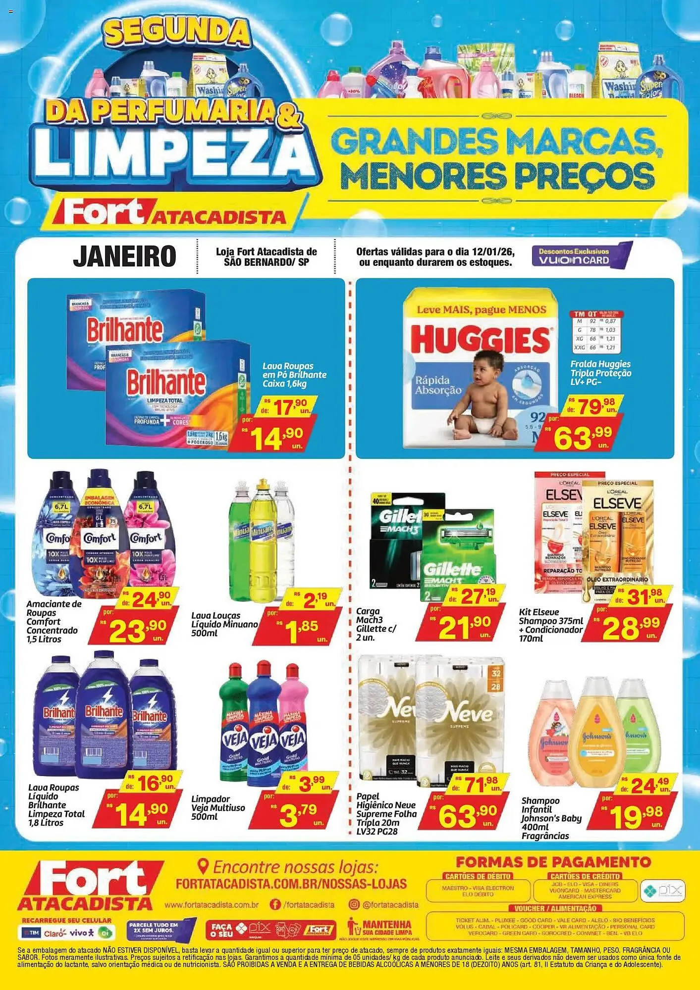 Encarte de Tabloide Fort Atacadista 12 de janeiro até 12 de janeiro 2026 - Pagina 1