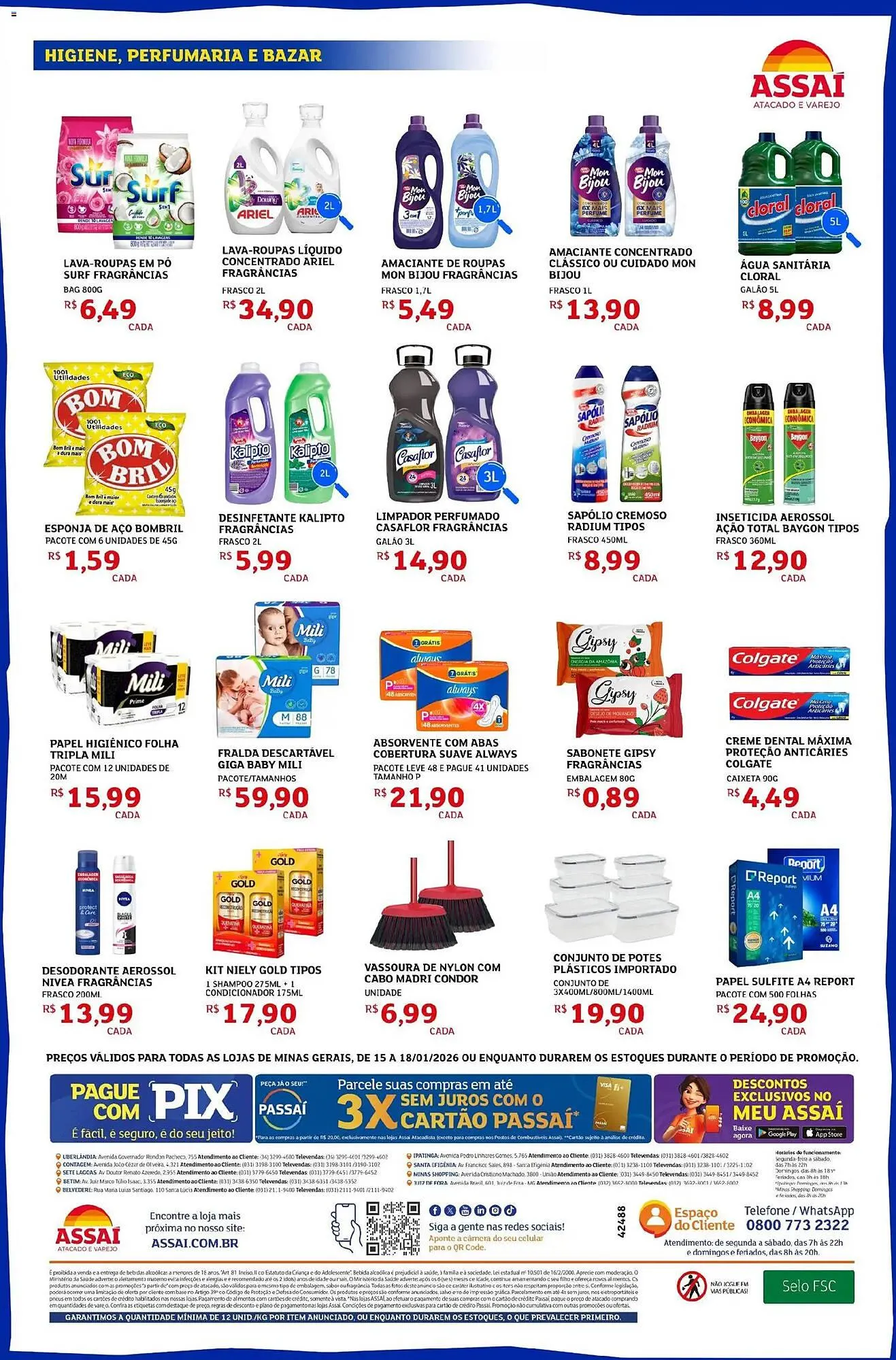 Encarte de Encarte Assaí Atacadista 15 de janeiro até 18 de janeiro 2026 - Pagina 4