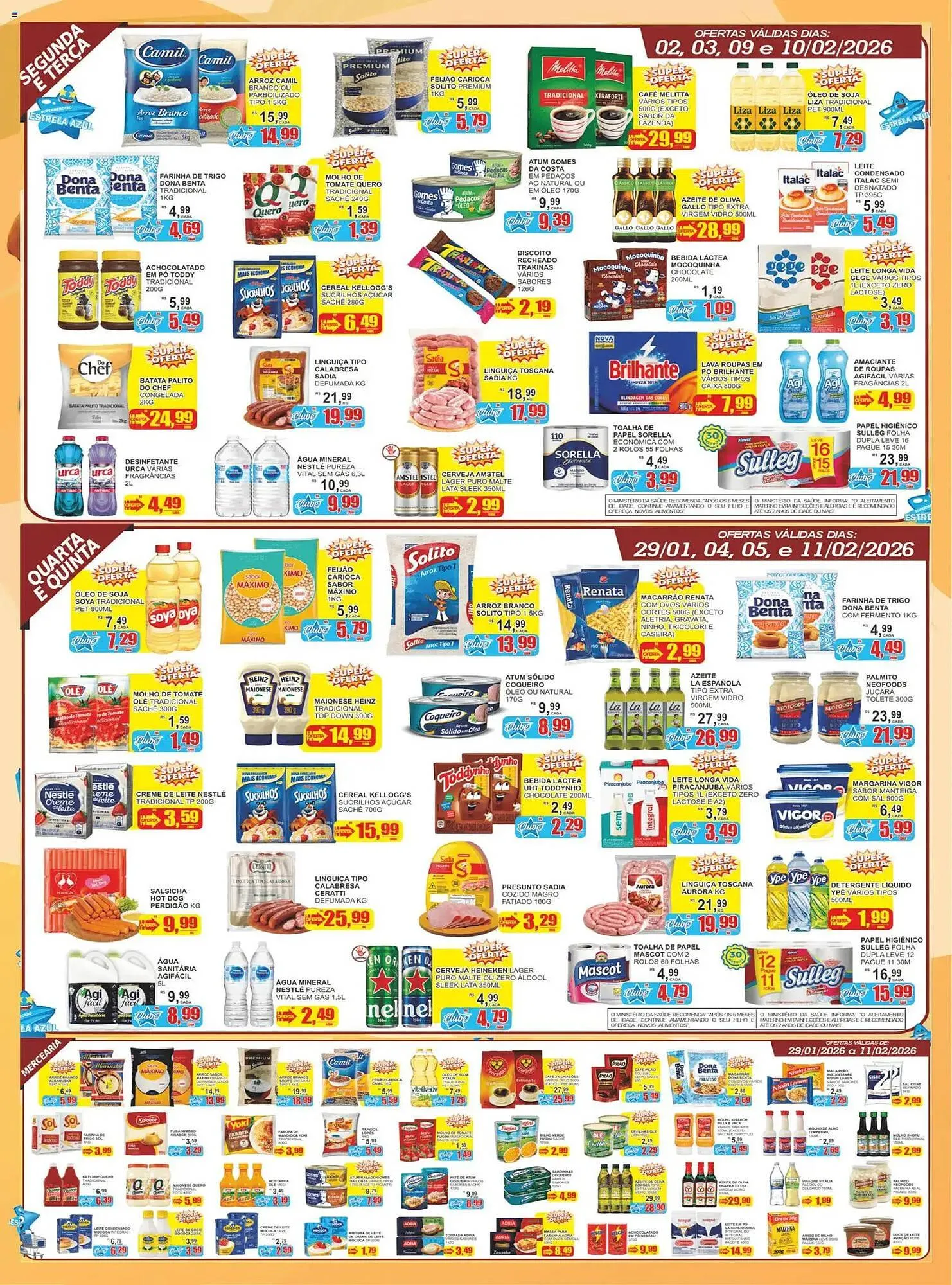 Encarte de Folheto Supermercado Estrela Azul 29 de janeiro até 11 de fevereiro 2026 - Pagina 2