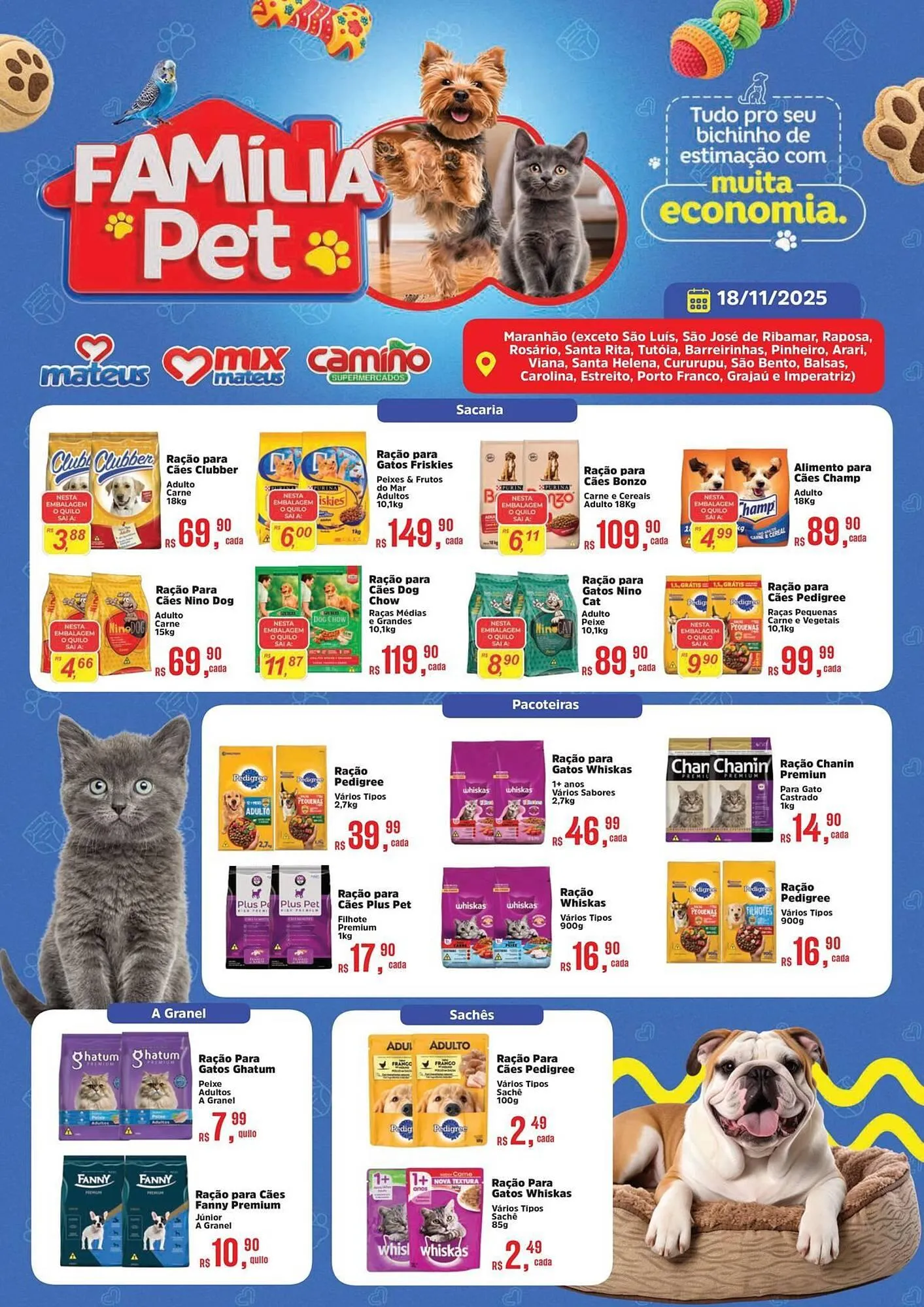 Encarte de Catálogo Supermercados Mateus 18 de novembro até 18 de novembro 2025 - Pagina 1