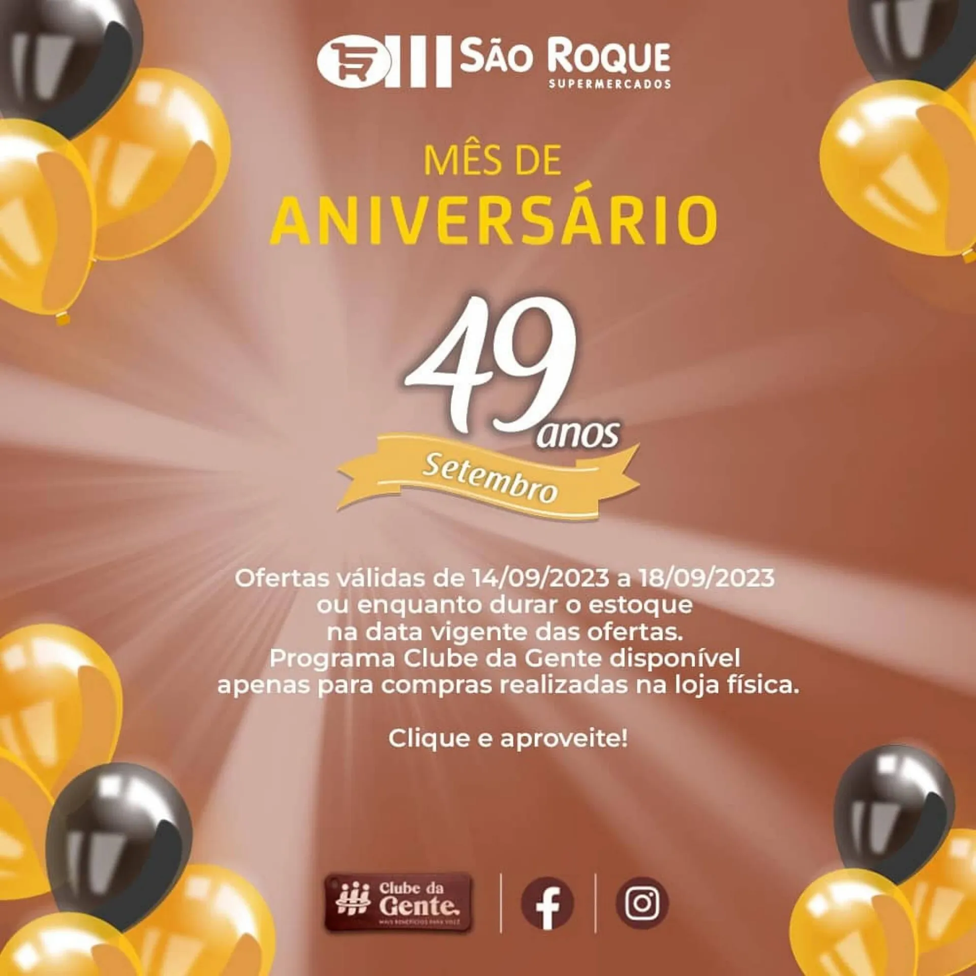 São Roque Supermercados Folheto - 1