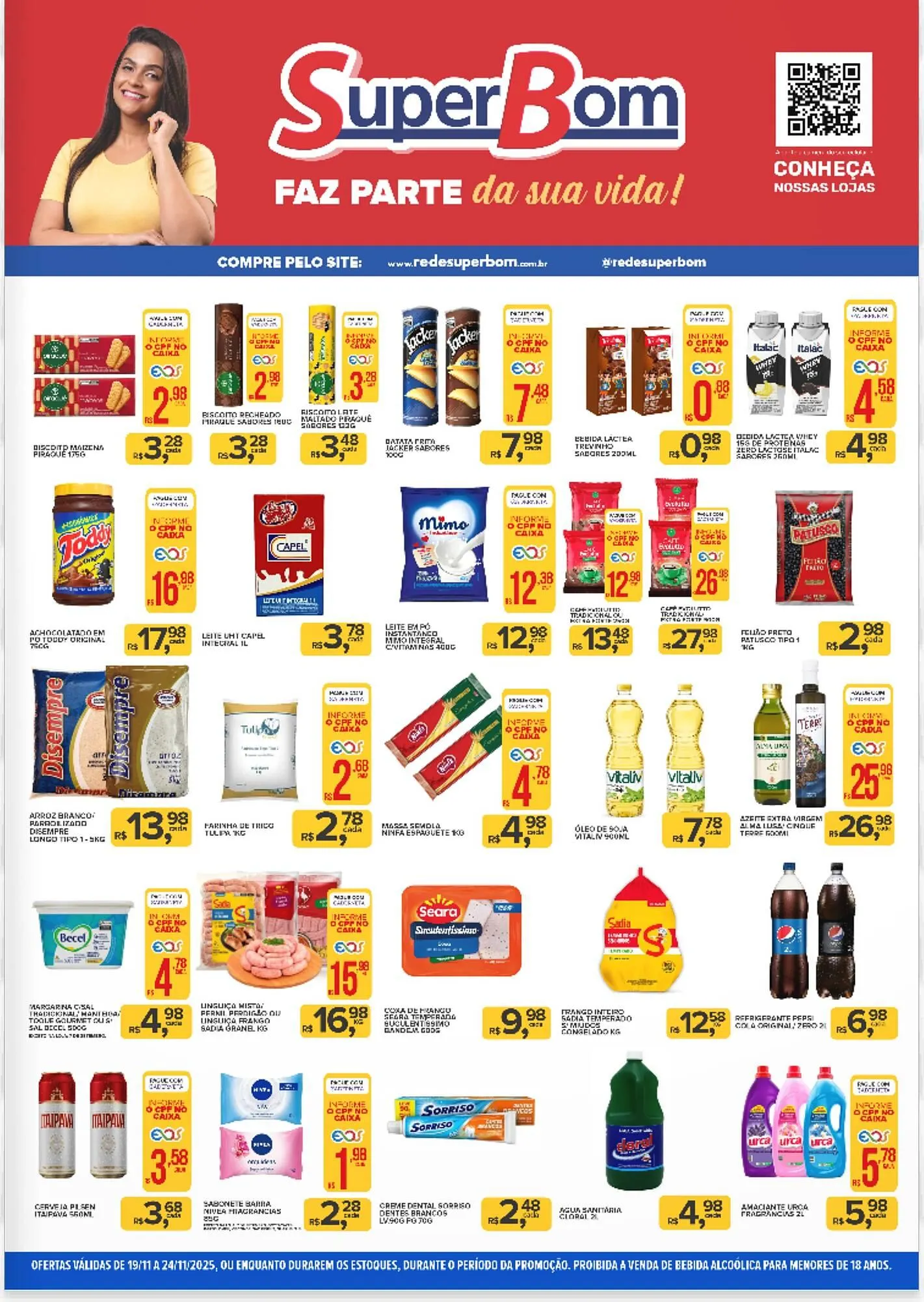 Encarte de Encarte Super Bom 20 de novembro até 24 de novembro 2025 - Pagina 1