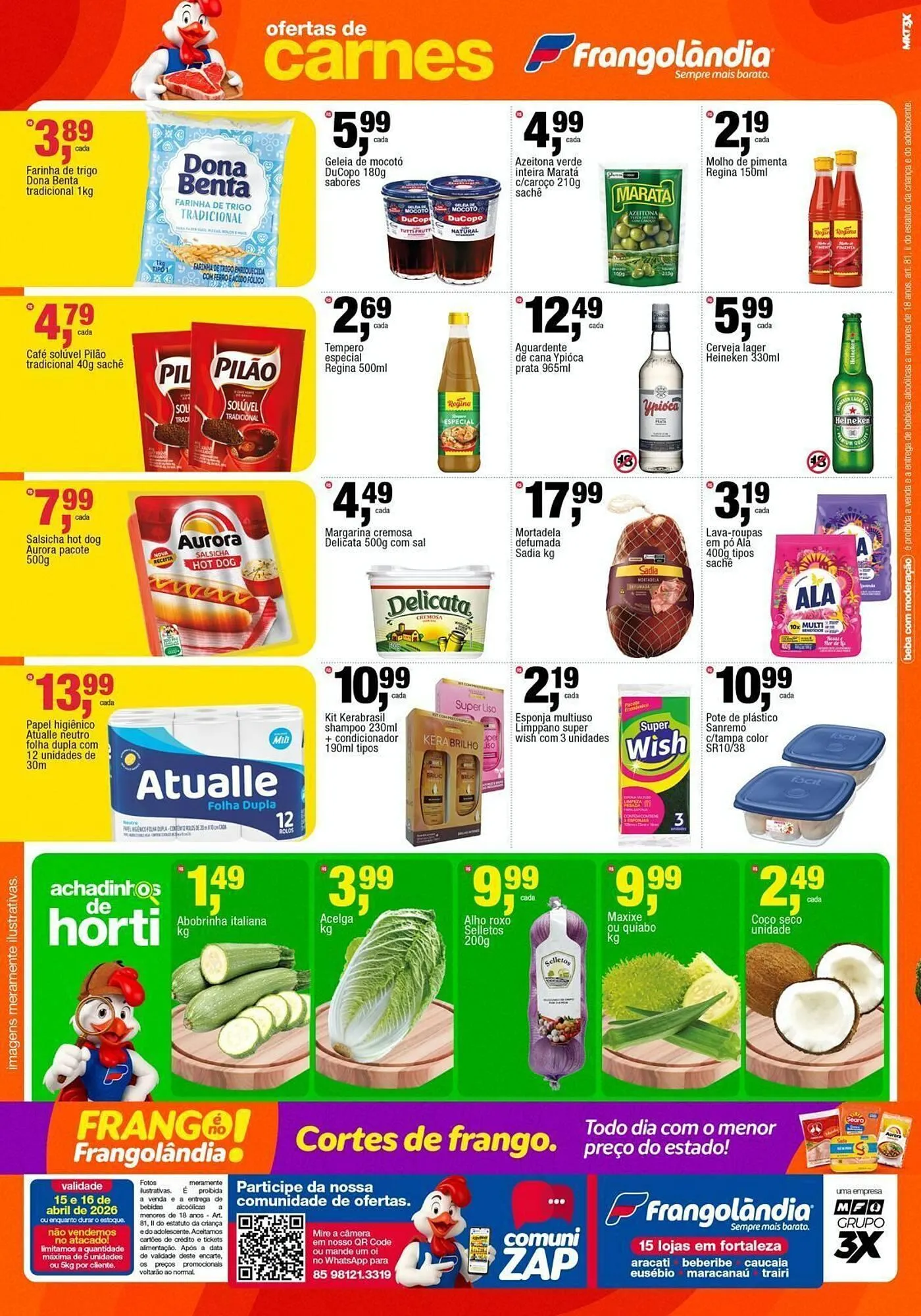 Encarte de Encarte Frangolândia 14 de abril até 16 de abril 2026 - Pagina 2