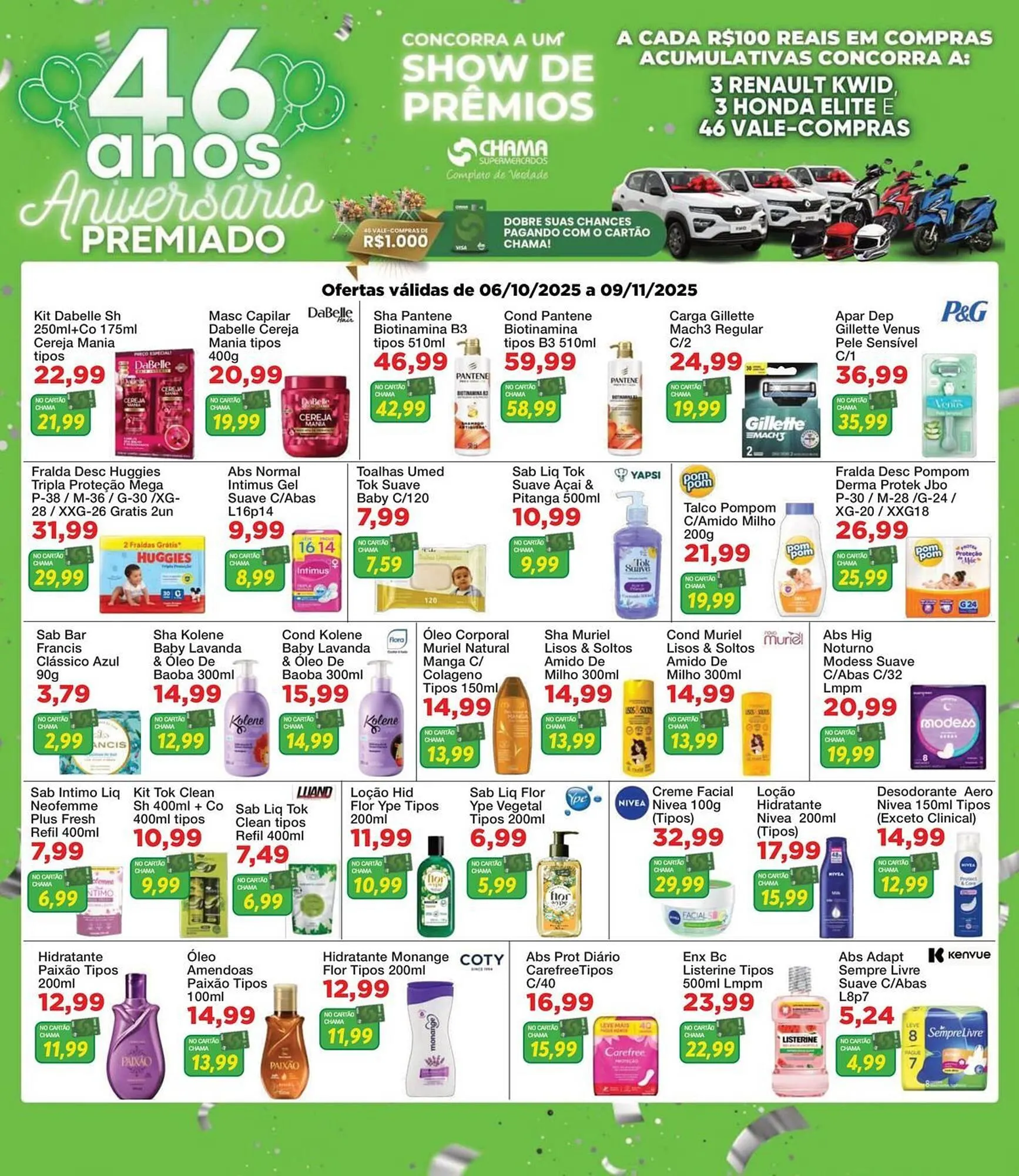 Encarte de Catálogo Chama Supermercados 6 de outubro até 9 de novembro 2025 - Pagina 30