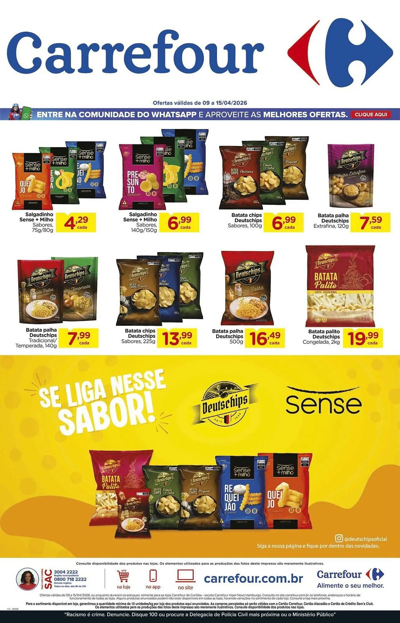 Encarte de Folheto Carrefour 9 de abril até 15 de abril 2026 - Pagina 1