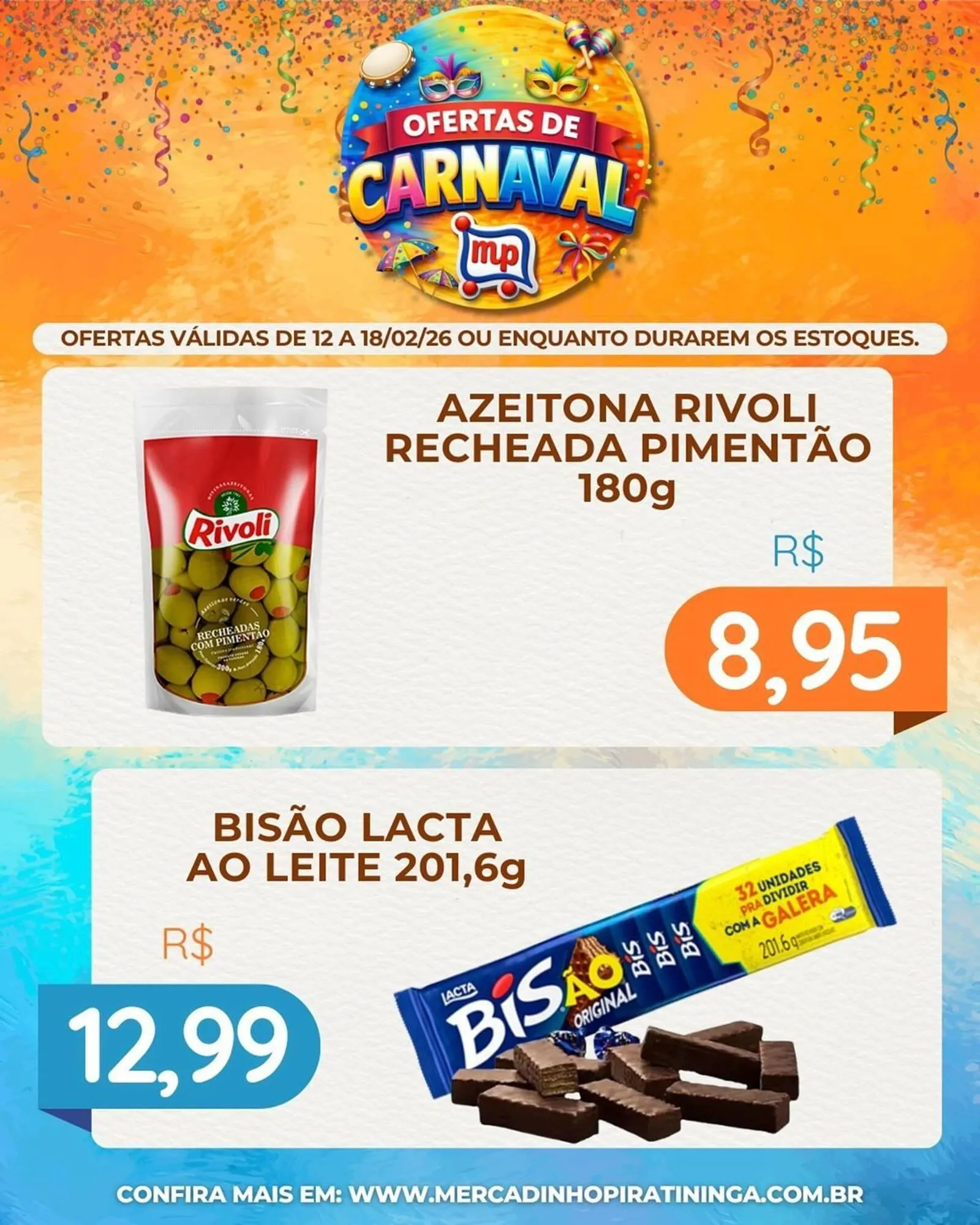 Encarte de Catálogo Mercadinho Piratininga 12 de fevereiro até 18 de fevereiro 2026 - Pagina 4