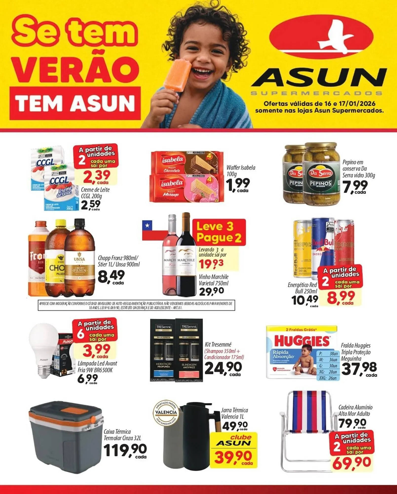 Encarte de Encarte Asun 16 de janeiro até 17 de janeiro 2026 - Pagina 1
