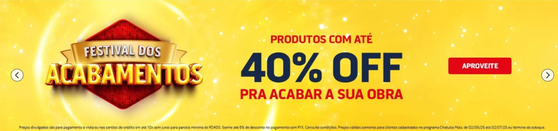 Encarte de Catálogo Chatuba 2 de maio até 2 de julho 2025 - Pagina 1