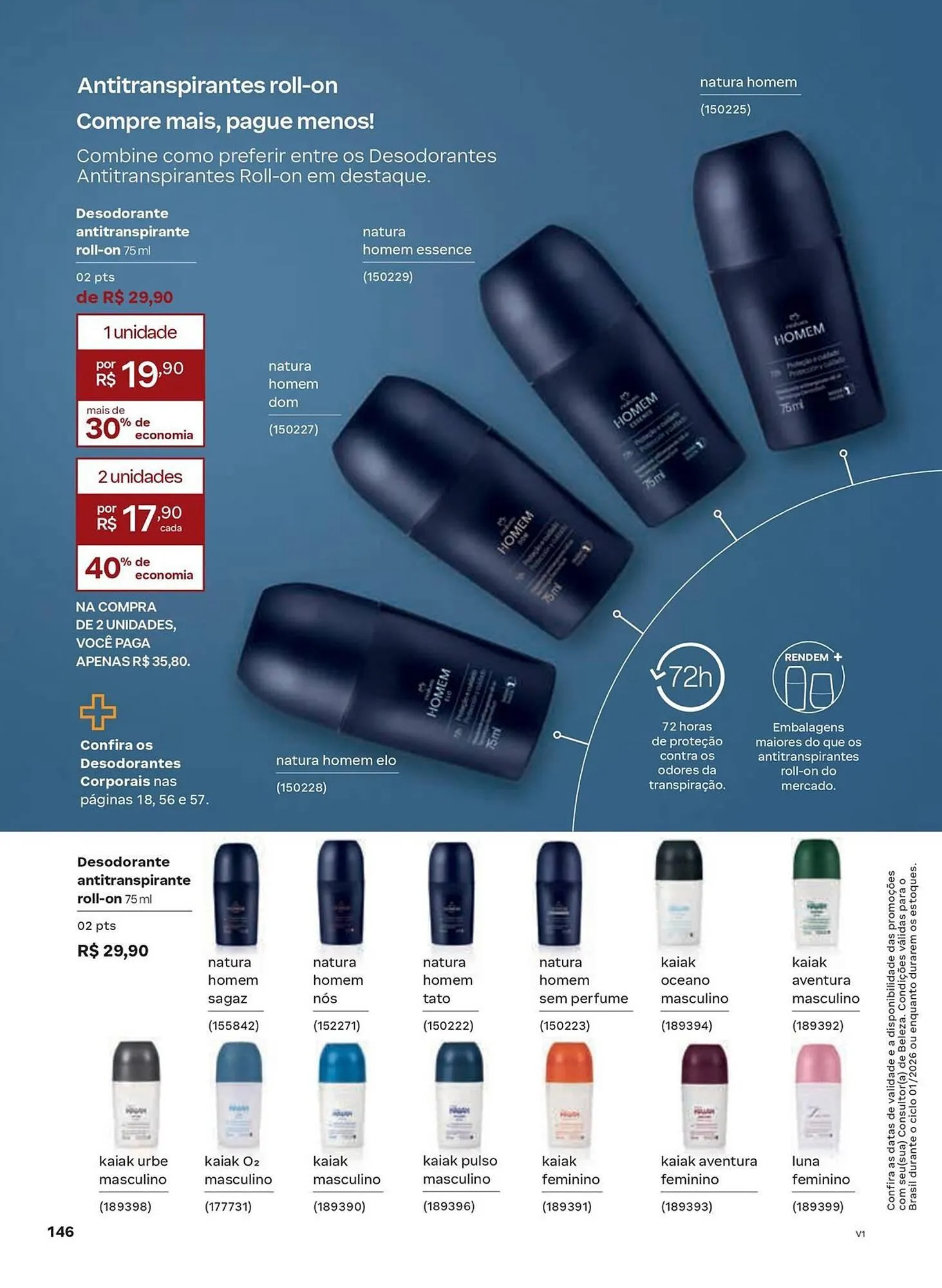 Encarte de Catálogo Natura 1 de janeiro até 31 de janeiro 2026 - Pagina 146