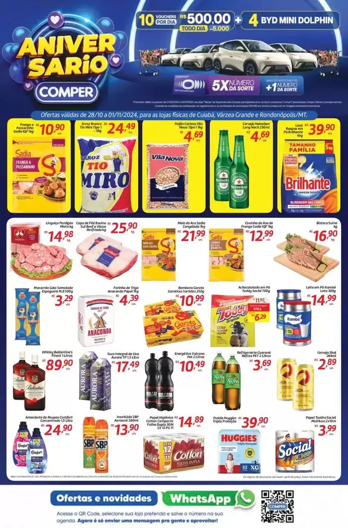 Encarte de Promoções especiais em andamento 31 de outubro até 1 de novembro 2024 - Pagina 1