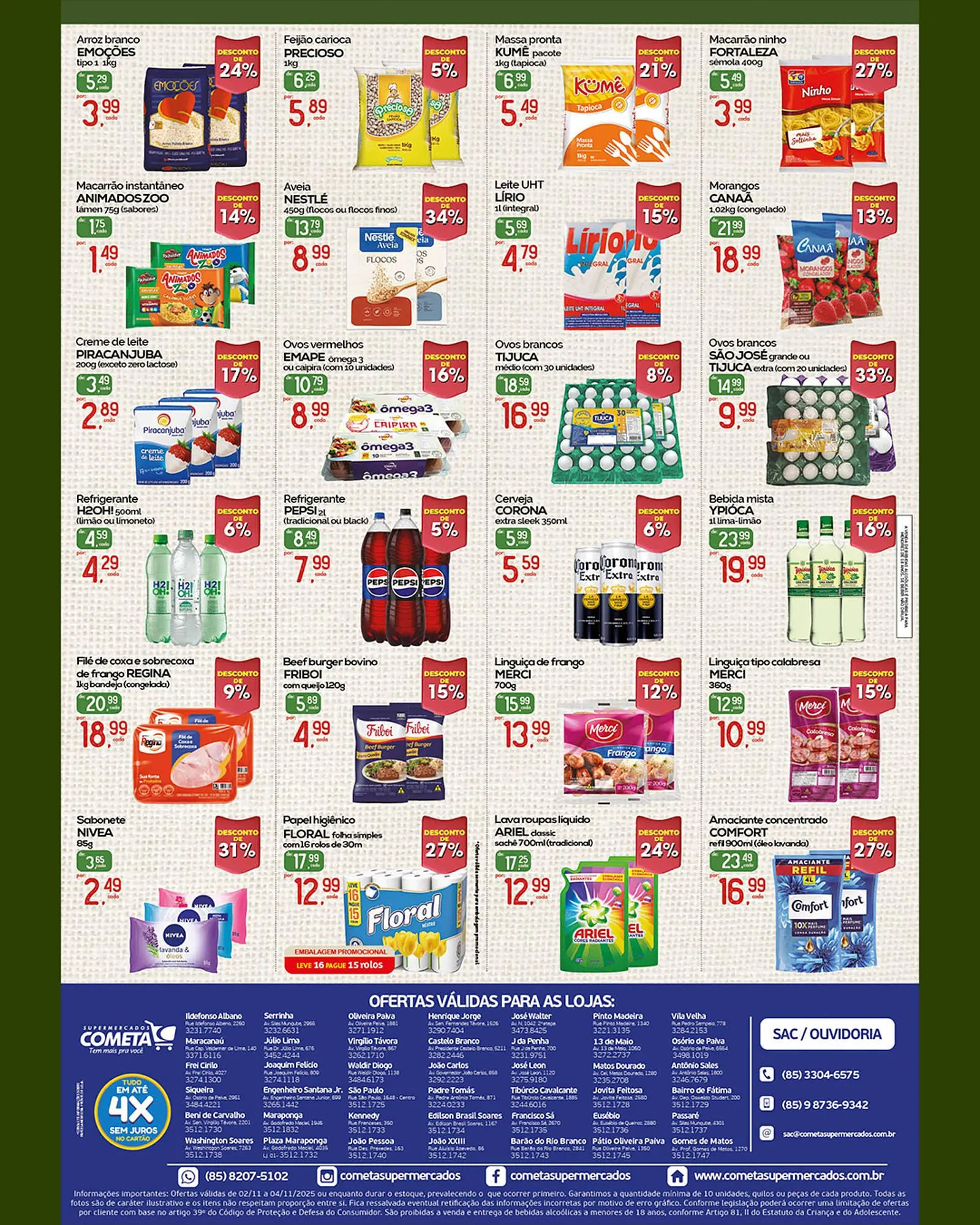 Encarte de Encarte Cometa Supermercados 2 de novembro até 4 de novembro 2025 - Pagina 3