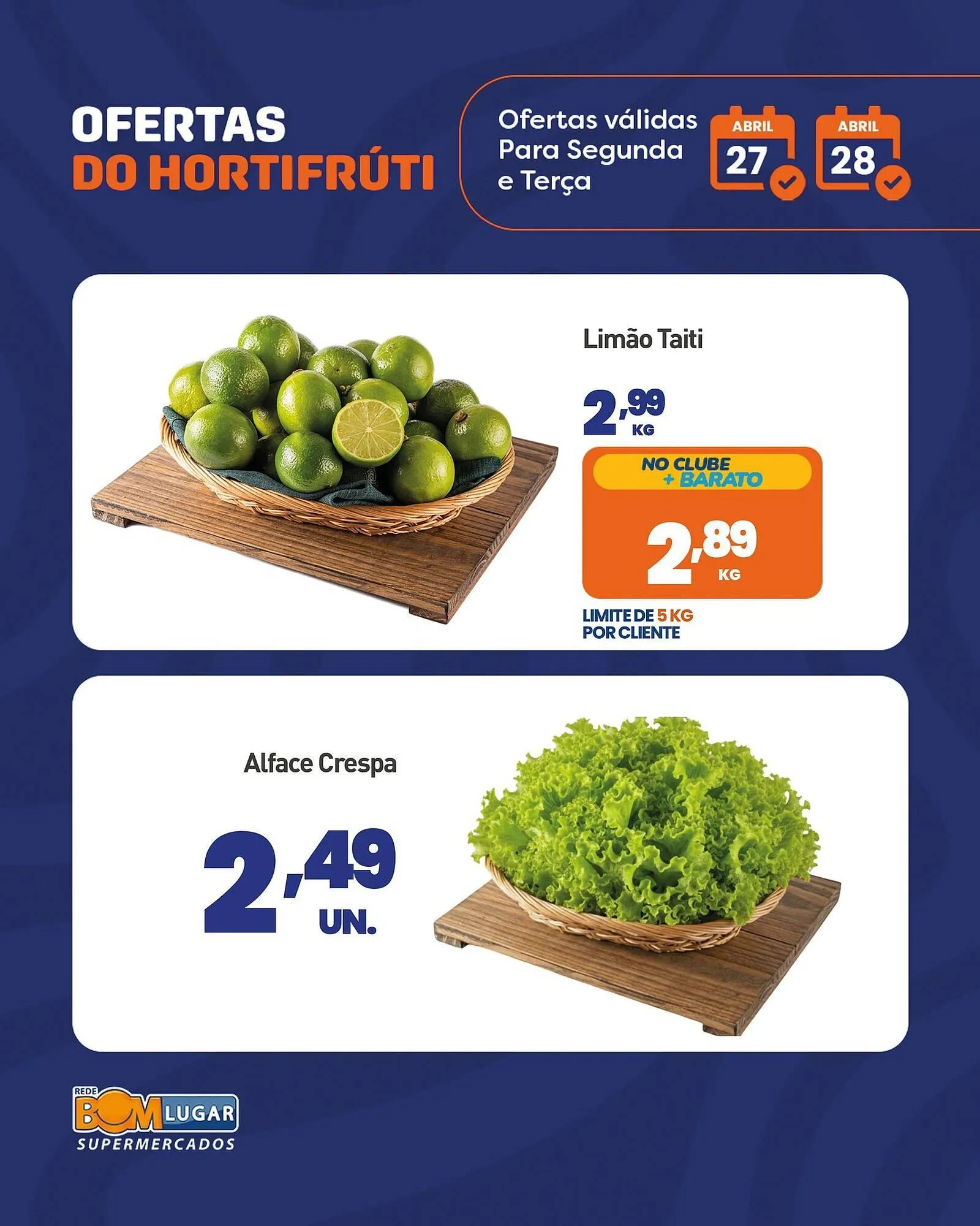 Encarte de Folheto Rede Bom Lugar 27 de abril até 28 de abril 2026 - Pagina 3