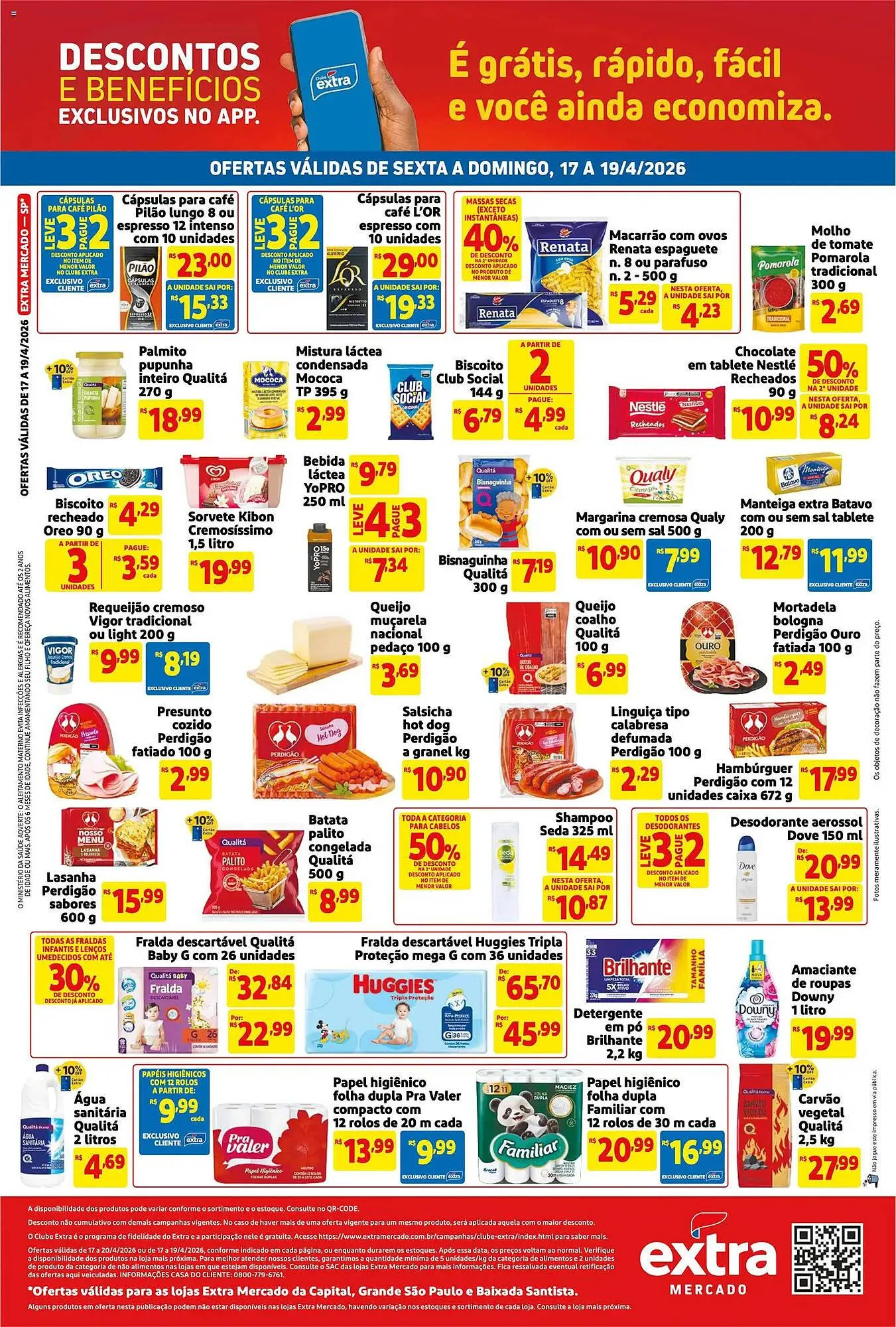 Encarte de Encarte Mercado Extra 17 de abril até 19 de abril 2026 - Pagina 2