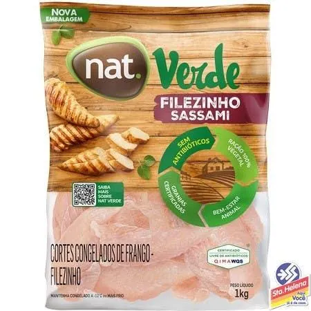 Sassami De Frango Natural Verde Iqf 1kg