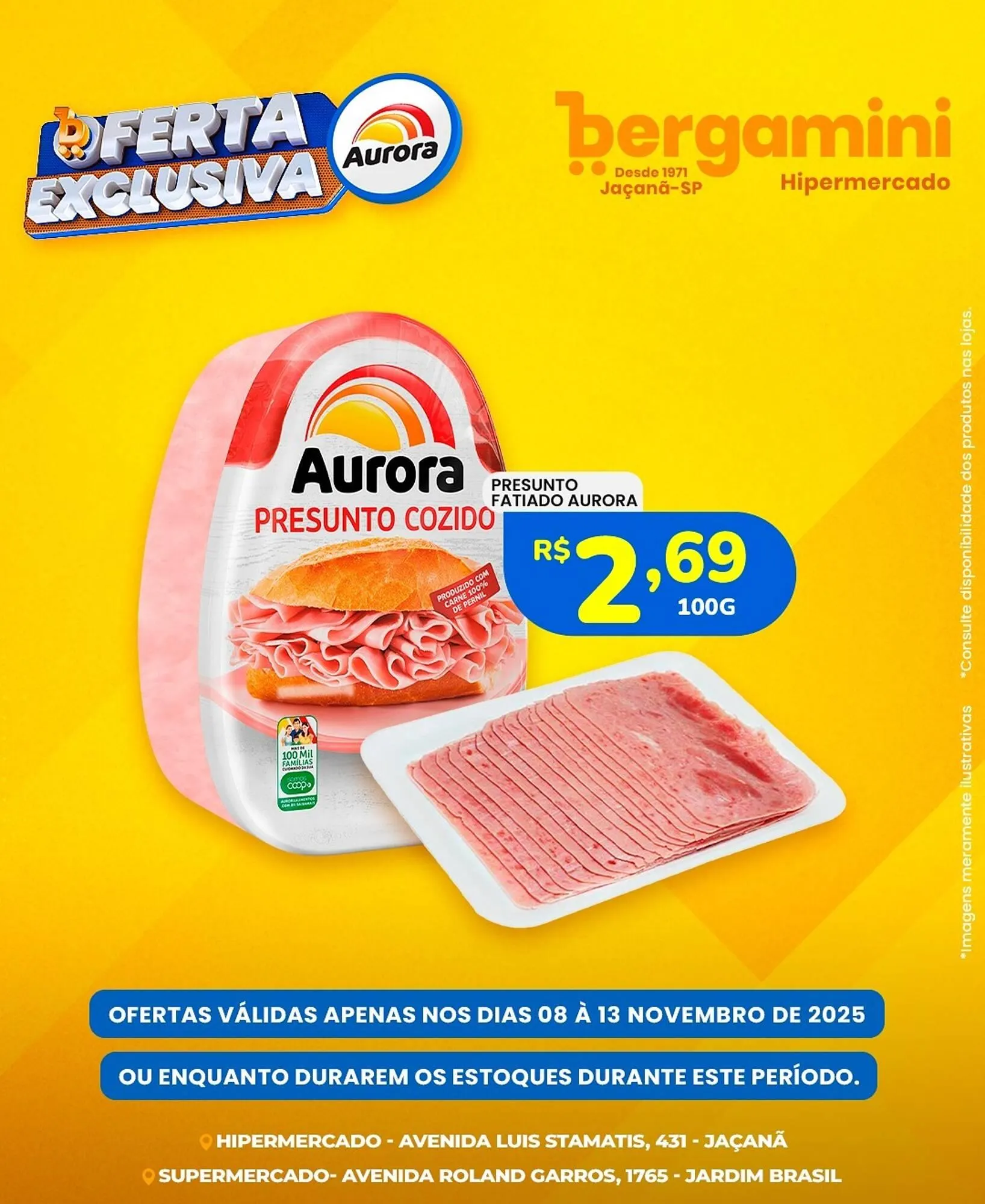 Encarte de Catálogo Supermercado Bergamini 8 de novembro até 13 de novembro 2025 - Pagina 1