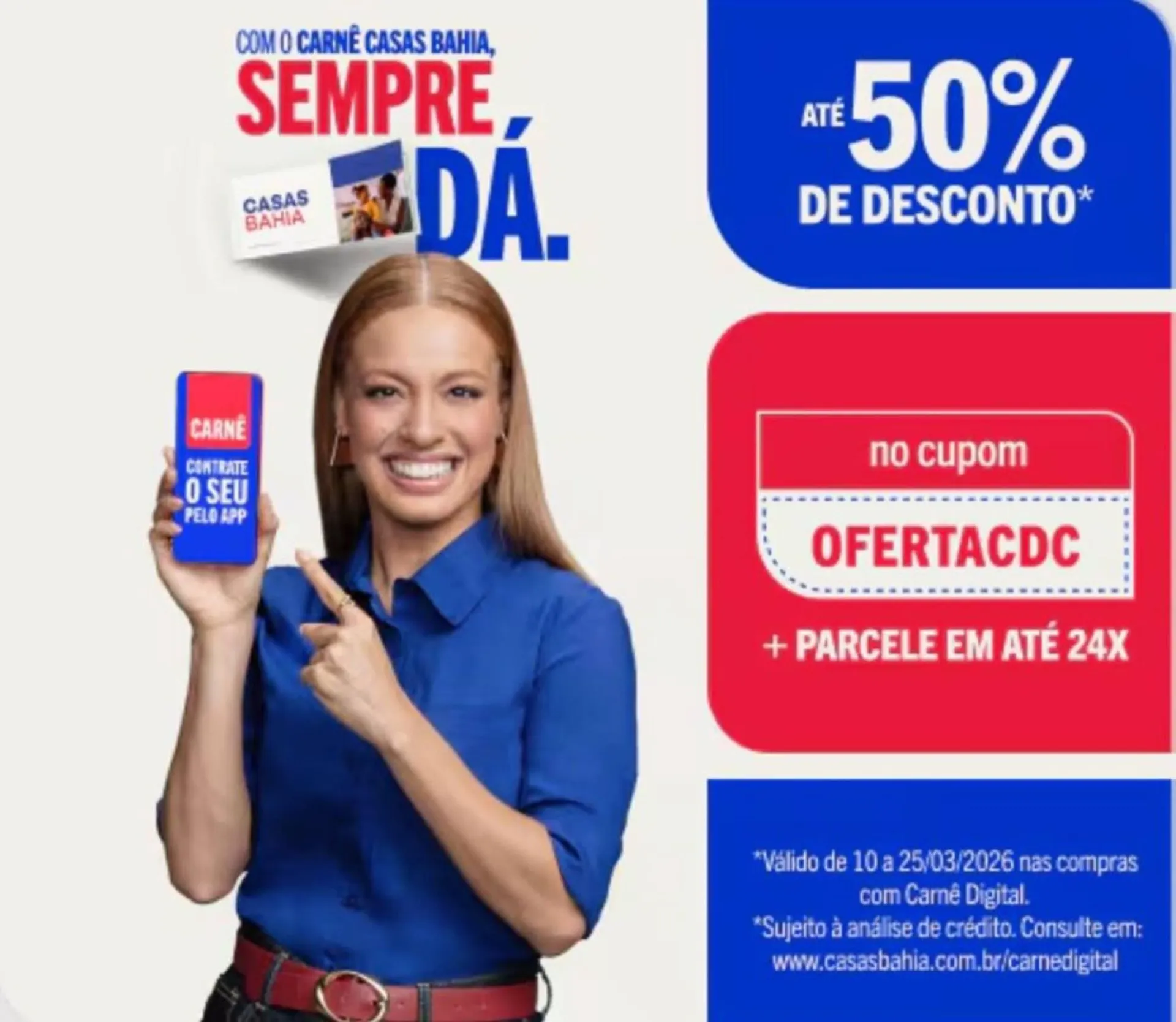 Encarte de Catálogo Casas Bahia 11 de março até 28 de março 2026 - Pagina 12