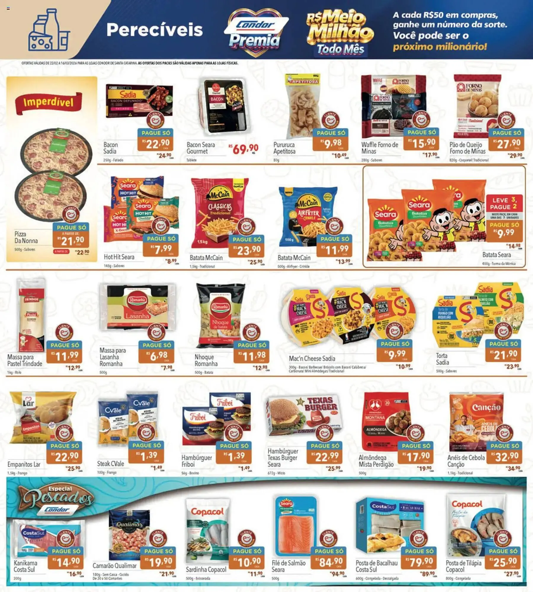 Encarte de Catálogo Supermercados Condor 23 de fevereiro até 16 de março 2026 - Pagina 15
