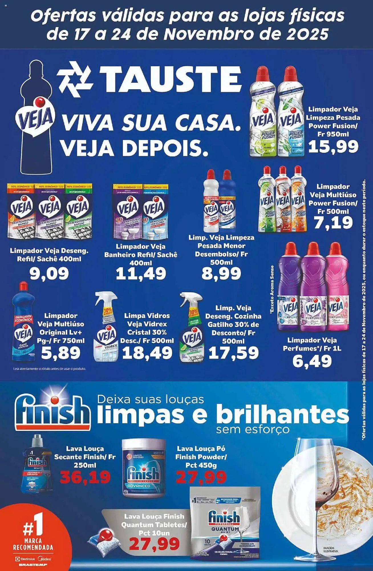 Encarte de Catálogo Supermercados Tauste 17 de novembro até 24 de novembro 2025 - Pagina 1
