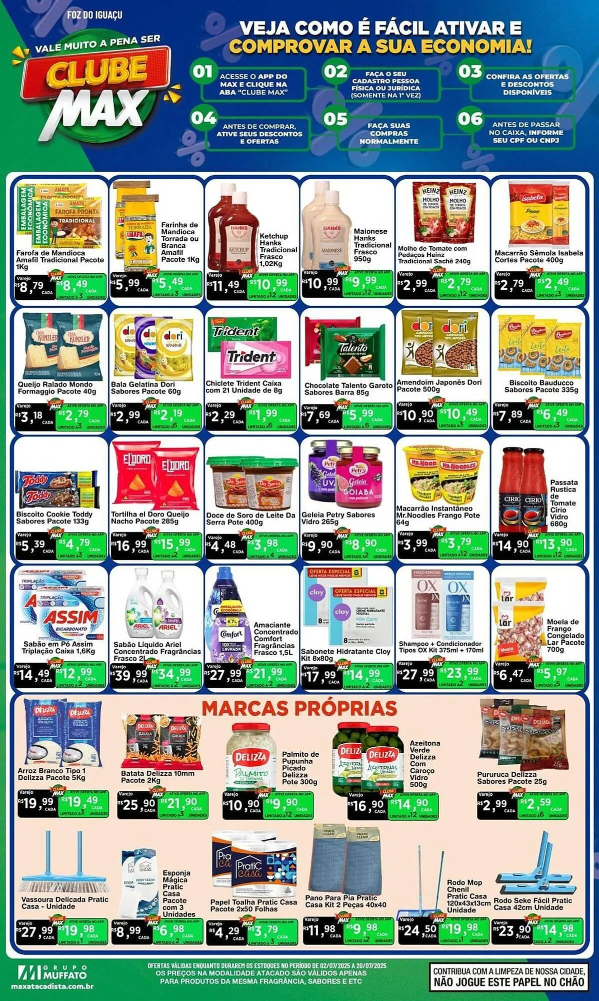 Encarte de Catálogo Max Atacadista 2 de julho até 20 de julho 2025 - Pagina 1