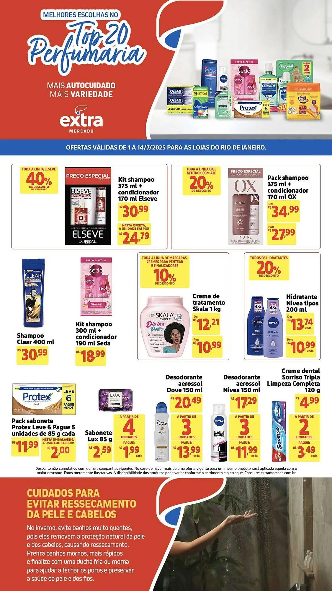 Encarte de Catálogo Extra 1 de julho até 14 de julho 2025 - Pagina 1
