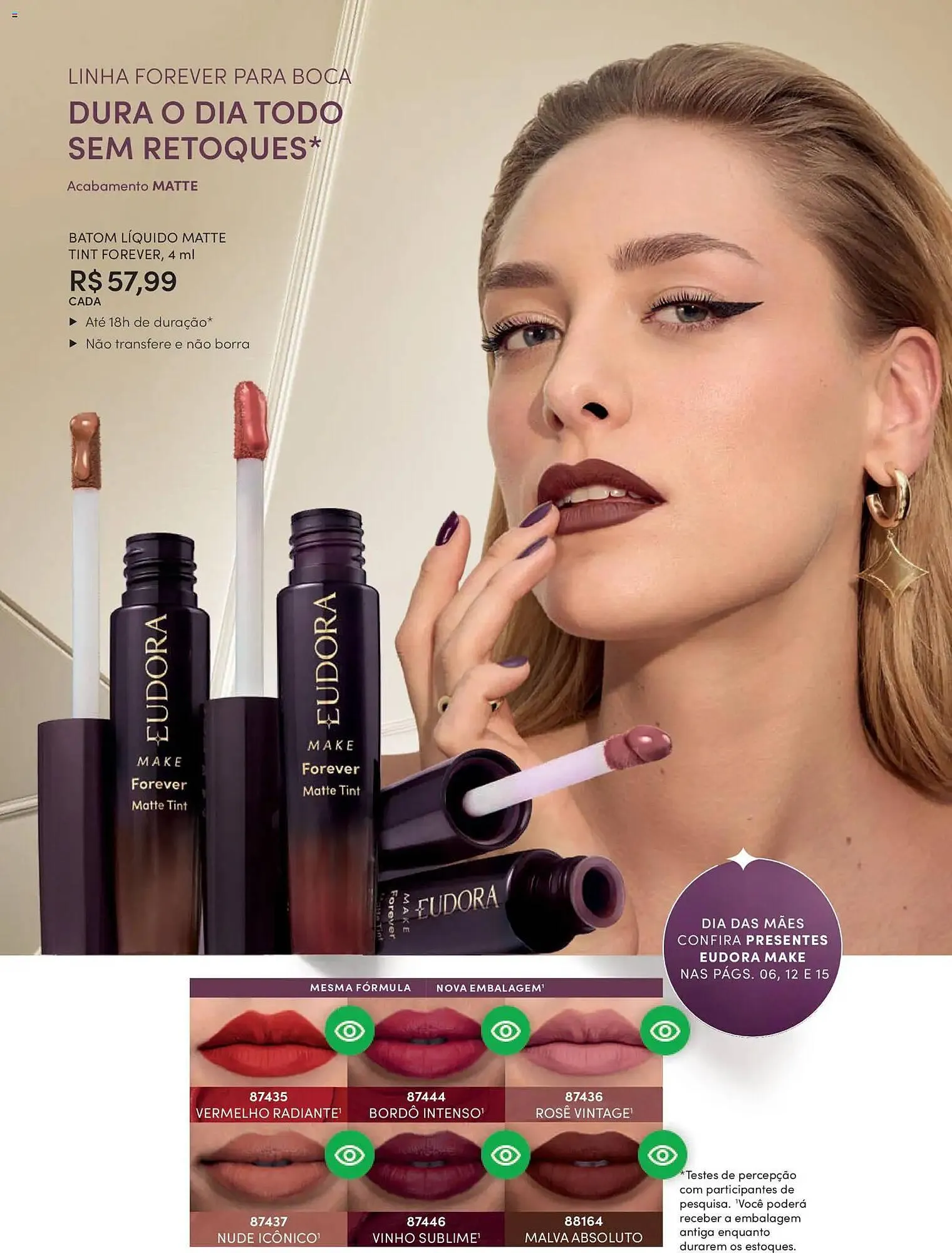 Encarte de Catálogo Eudora 11 de março até 10 de abril 2026 - Pagina 98