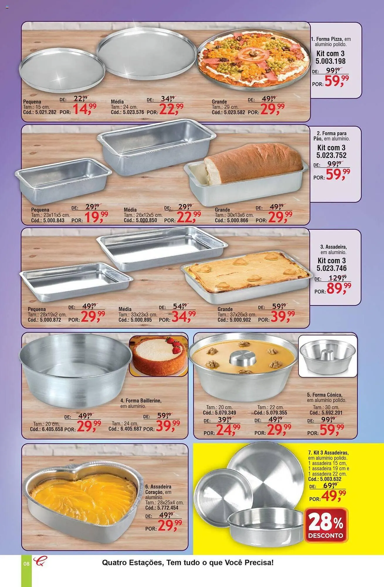 Encarte de Catálogo Quatro Estações 1 de agosto até 31 de outubro 2024 - Pagina 4